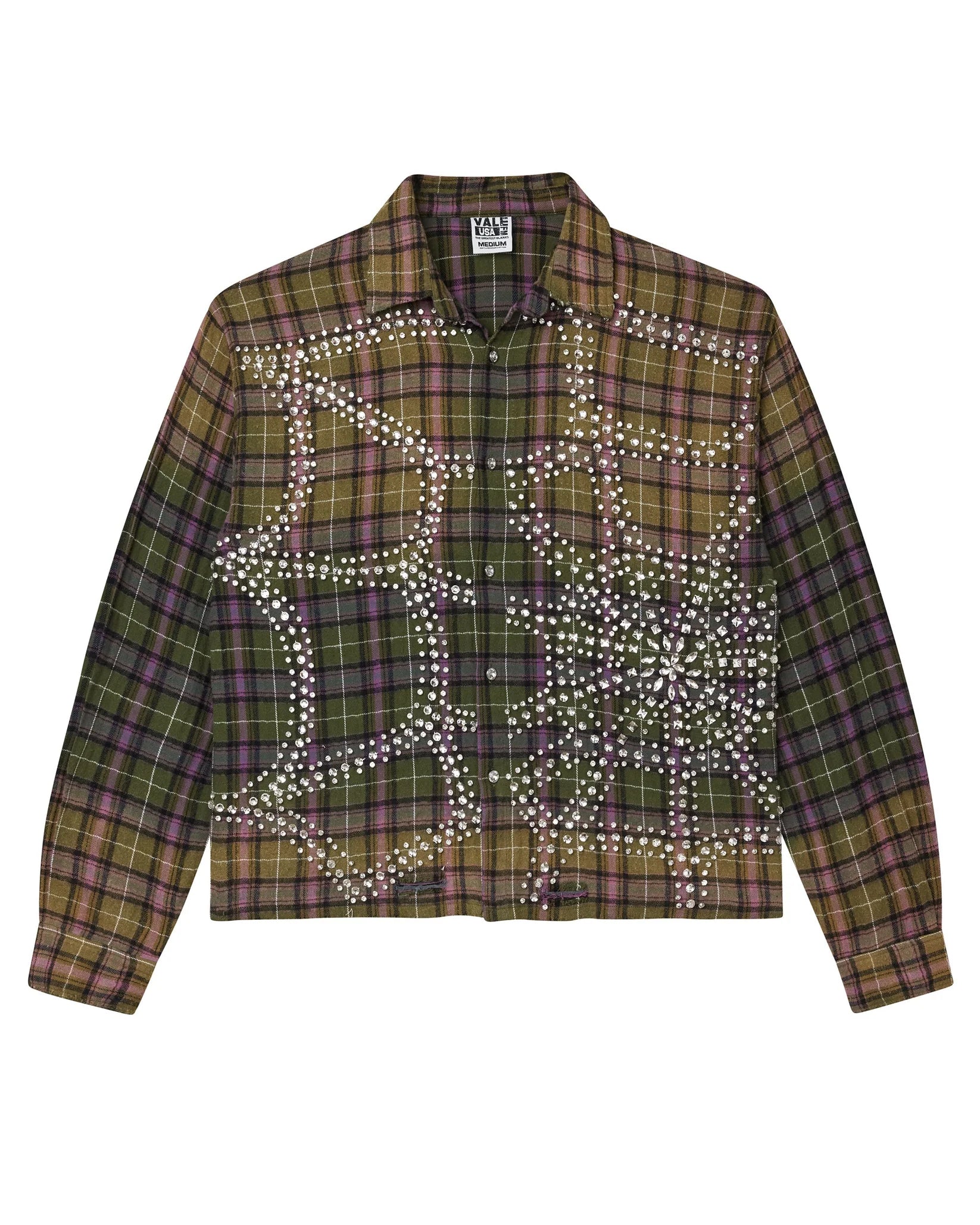 Vale Forever 'Green Fever' Flannel Shirt