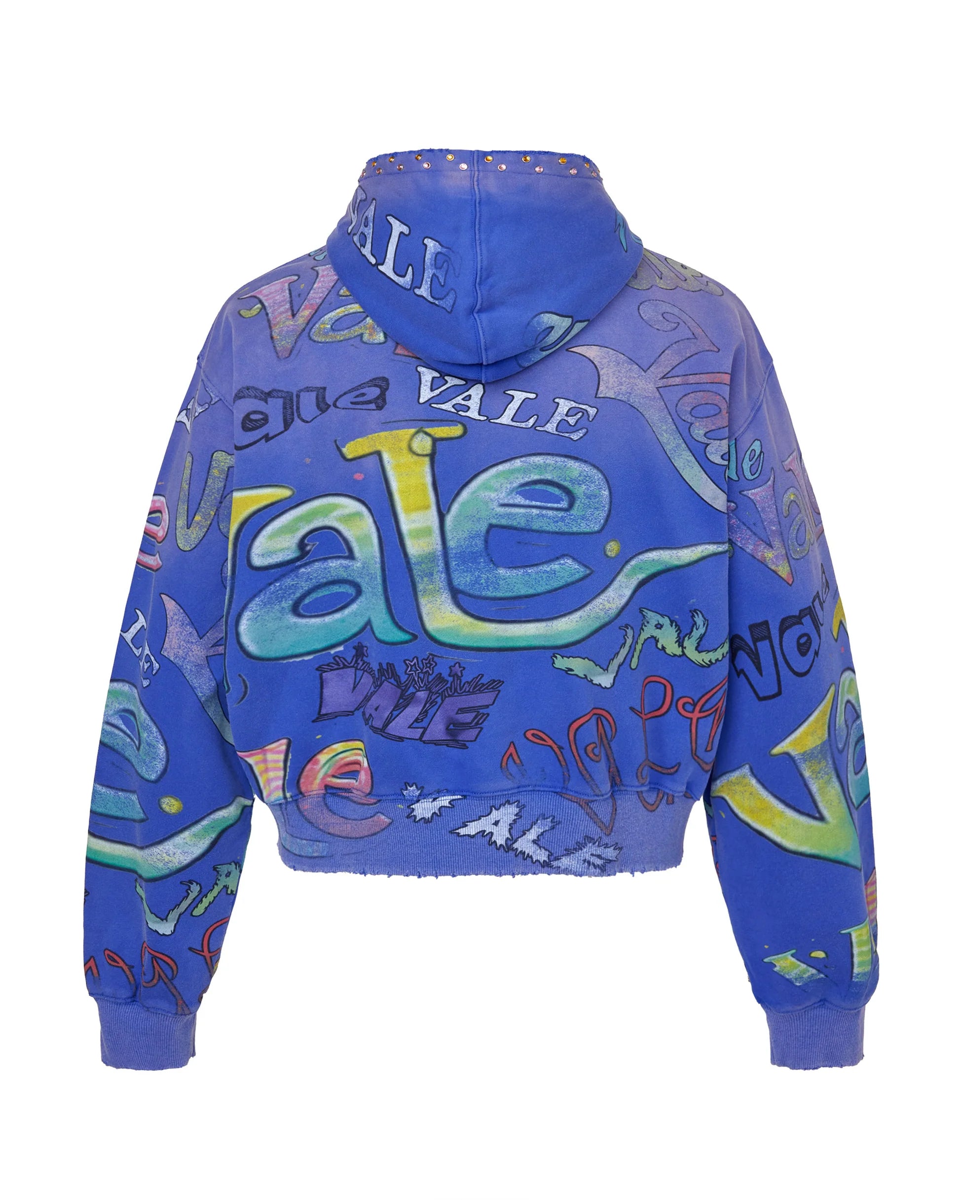 Vale Forever 'Iceberg' Blue Zip Up Hoodie