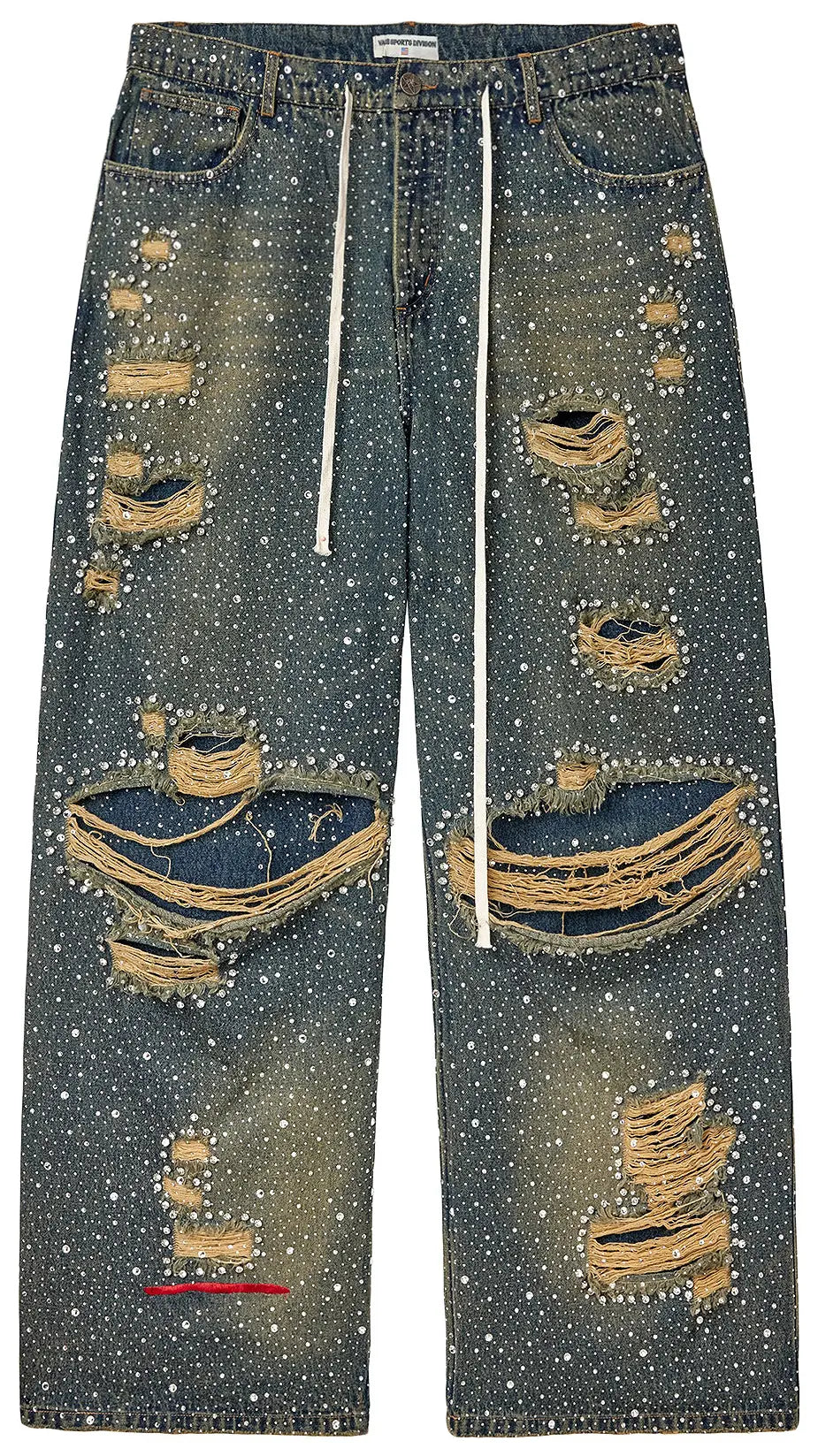 Vale Forever 'Iced Out' Blue Jeans