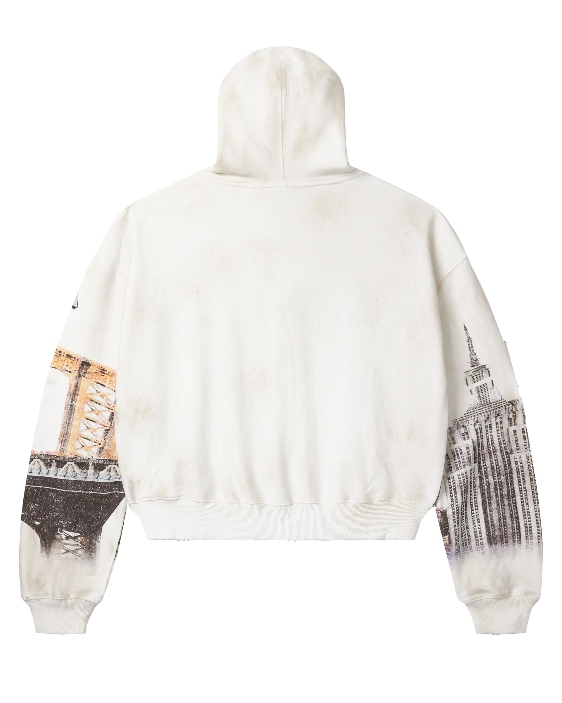 Vale Forever 'NYC' White Zip Up Hoodie