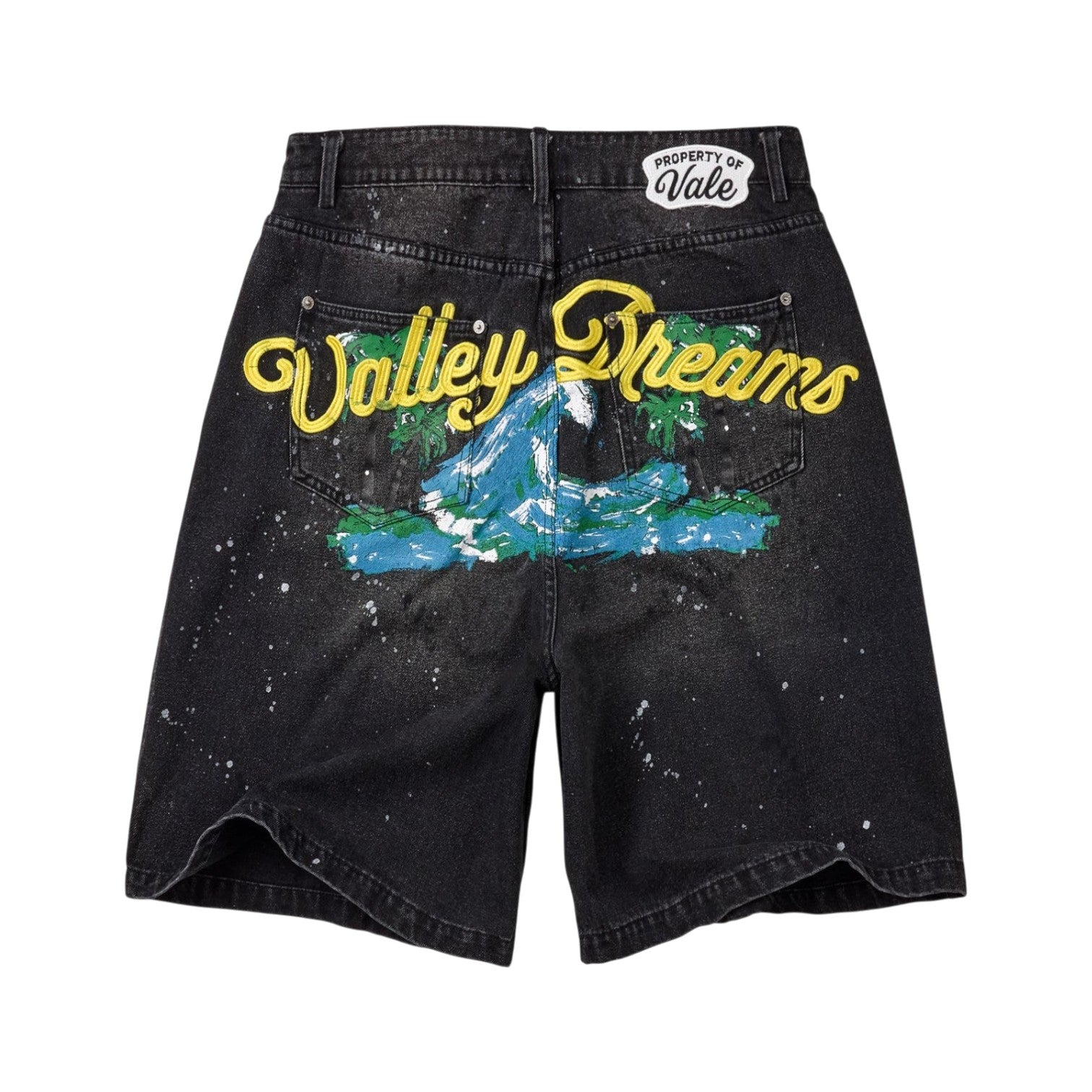 Vale Forever 'Paradise' Blue Jean Shorts