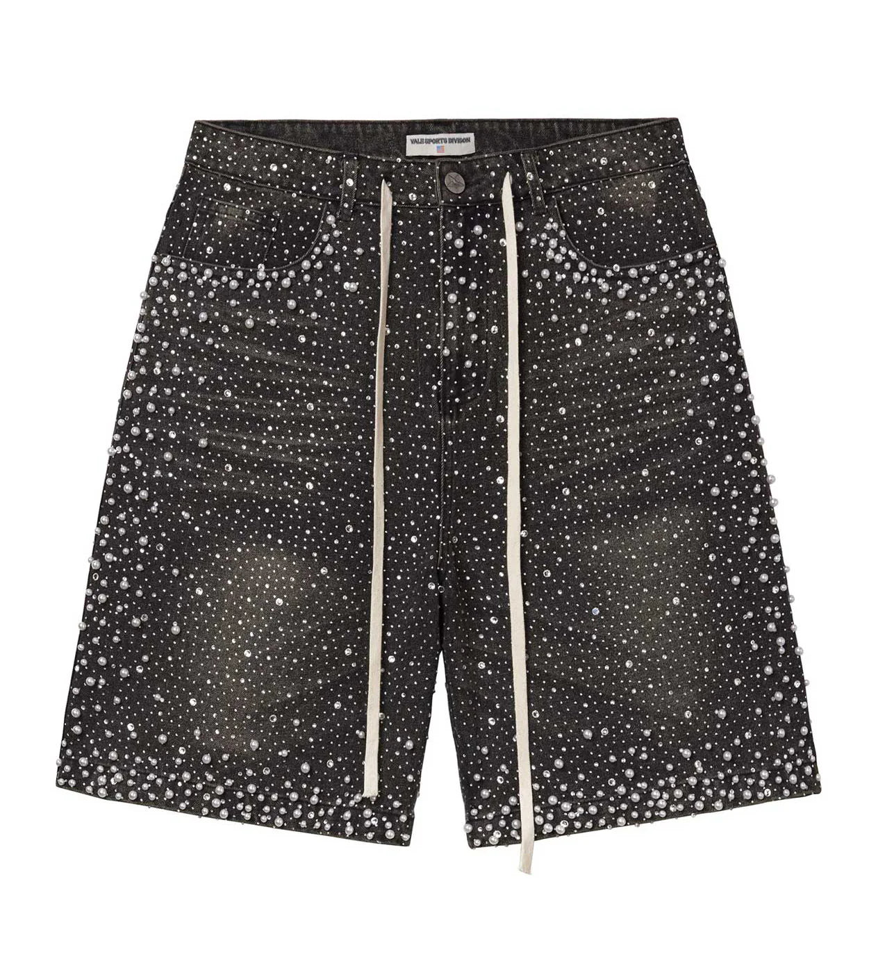 Vale Forever 'Rainstorm' Black Jean Shorts