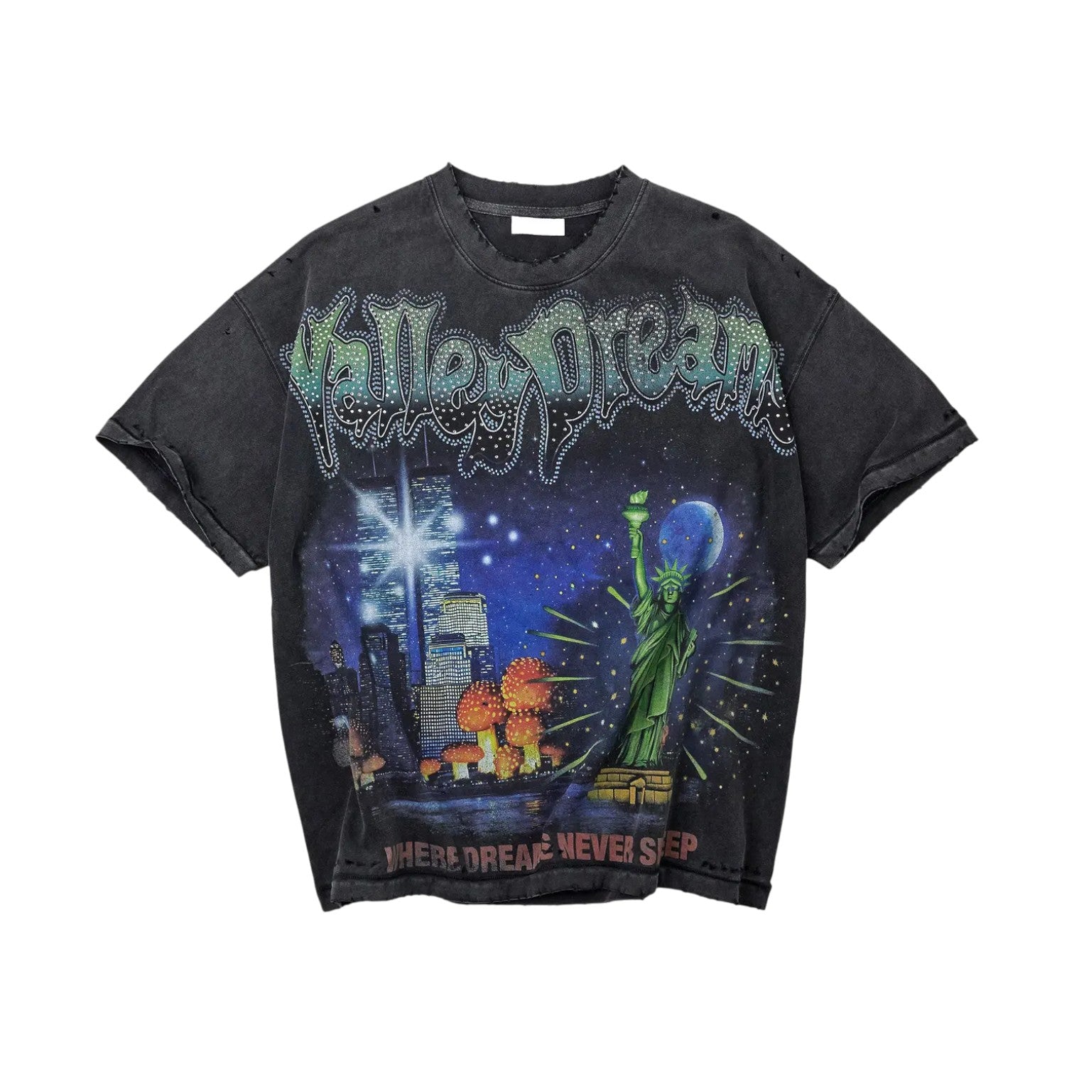 Vale Forever 'Skyline Bling' Black Tee
