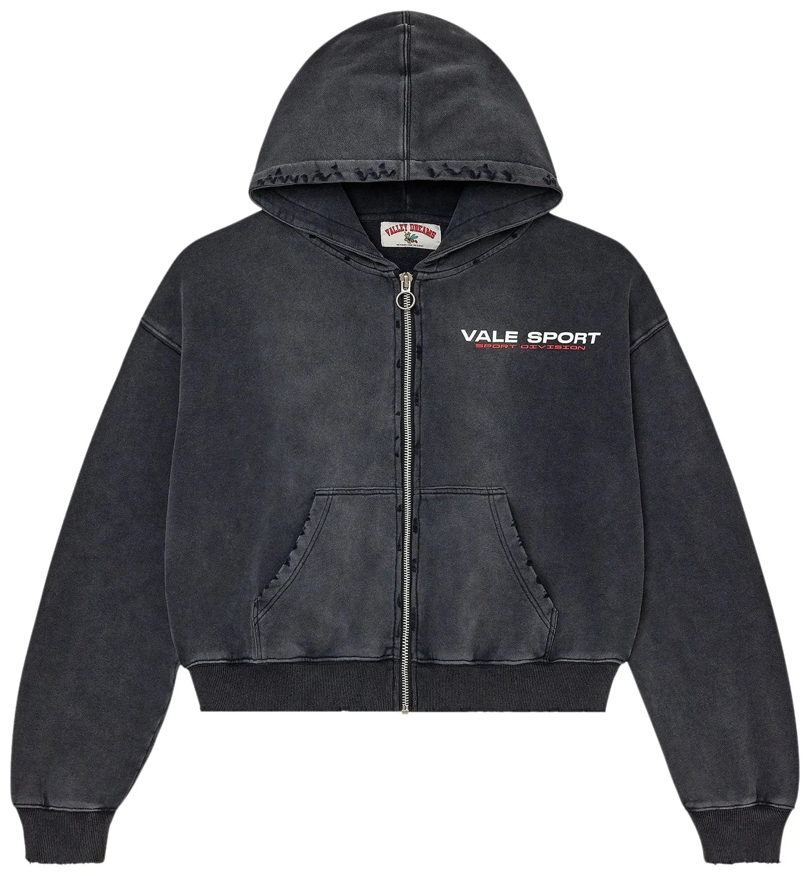 Vale Forever 'Staple' Black Zip Up Hoodie