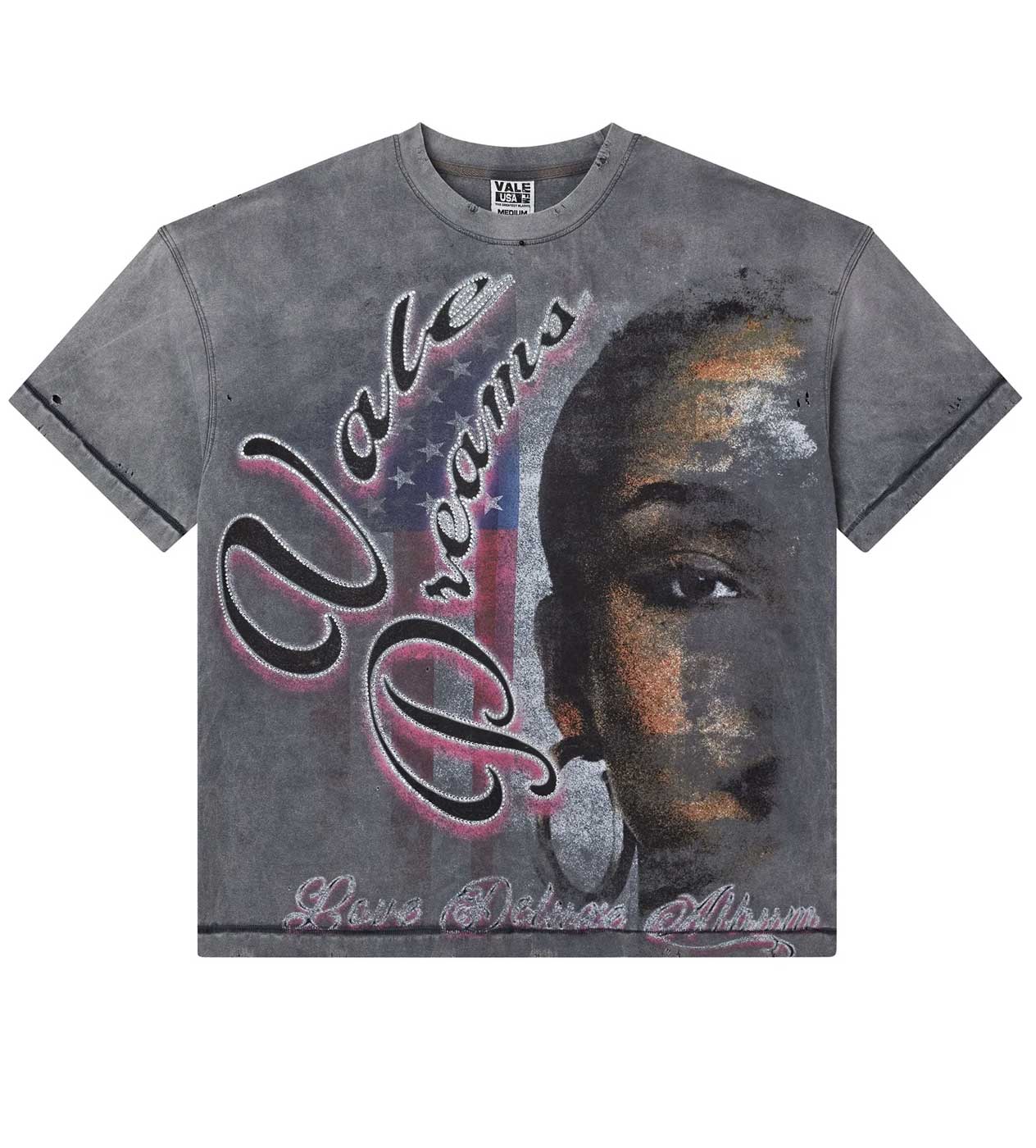 Vale Forever 'Taboo Bling' Grey Tee