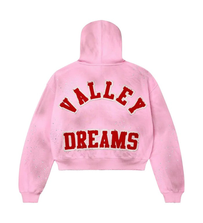 Vale Forever 'Venus Clustered' Pink Zip Up Hoodie