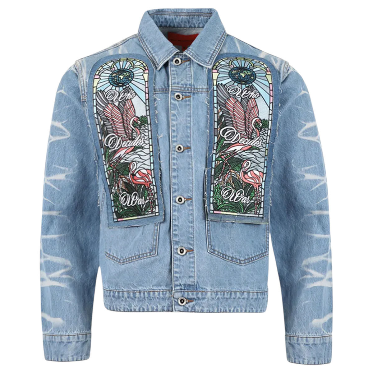 WDW 'Flamingo' Light Wash Denim Jacket