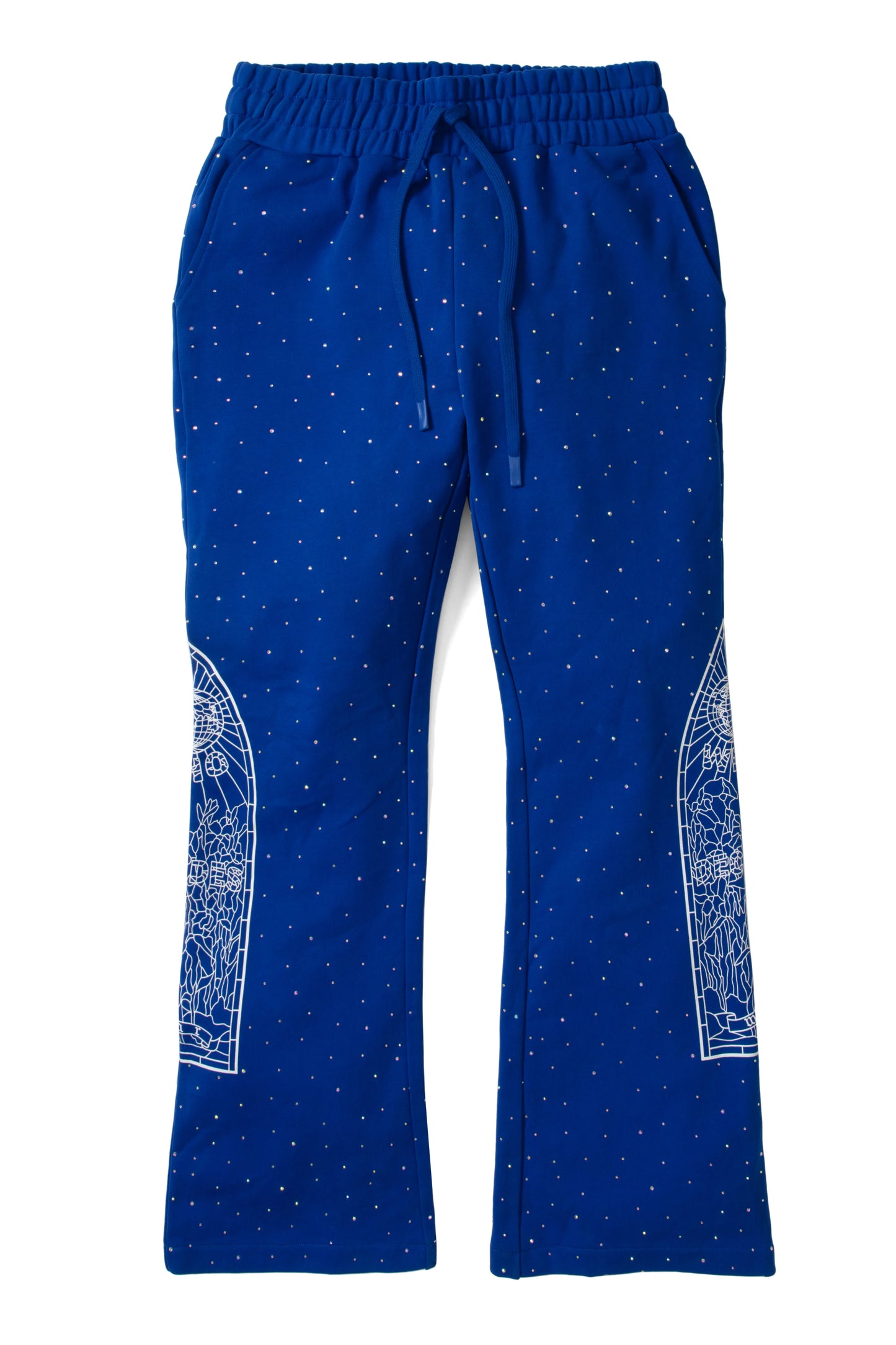 WDW "Stained Glass" Indigo Rhinestone Sweats