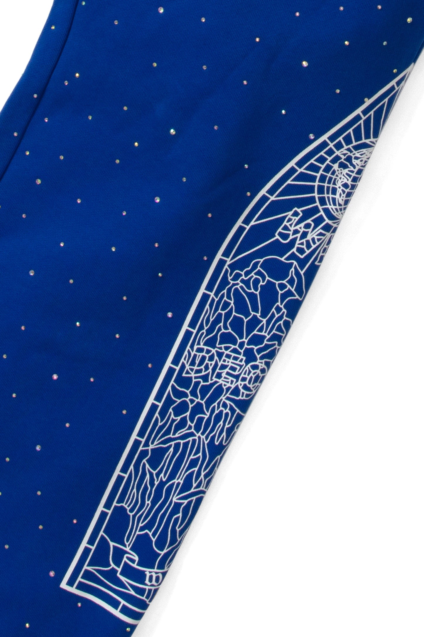 WDW "Stained Glass" Indigo Rhinestone Sweats