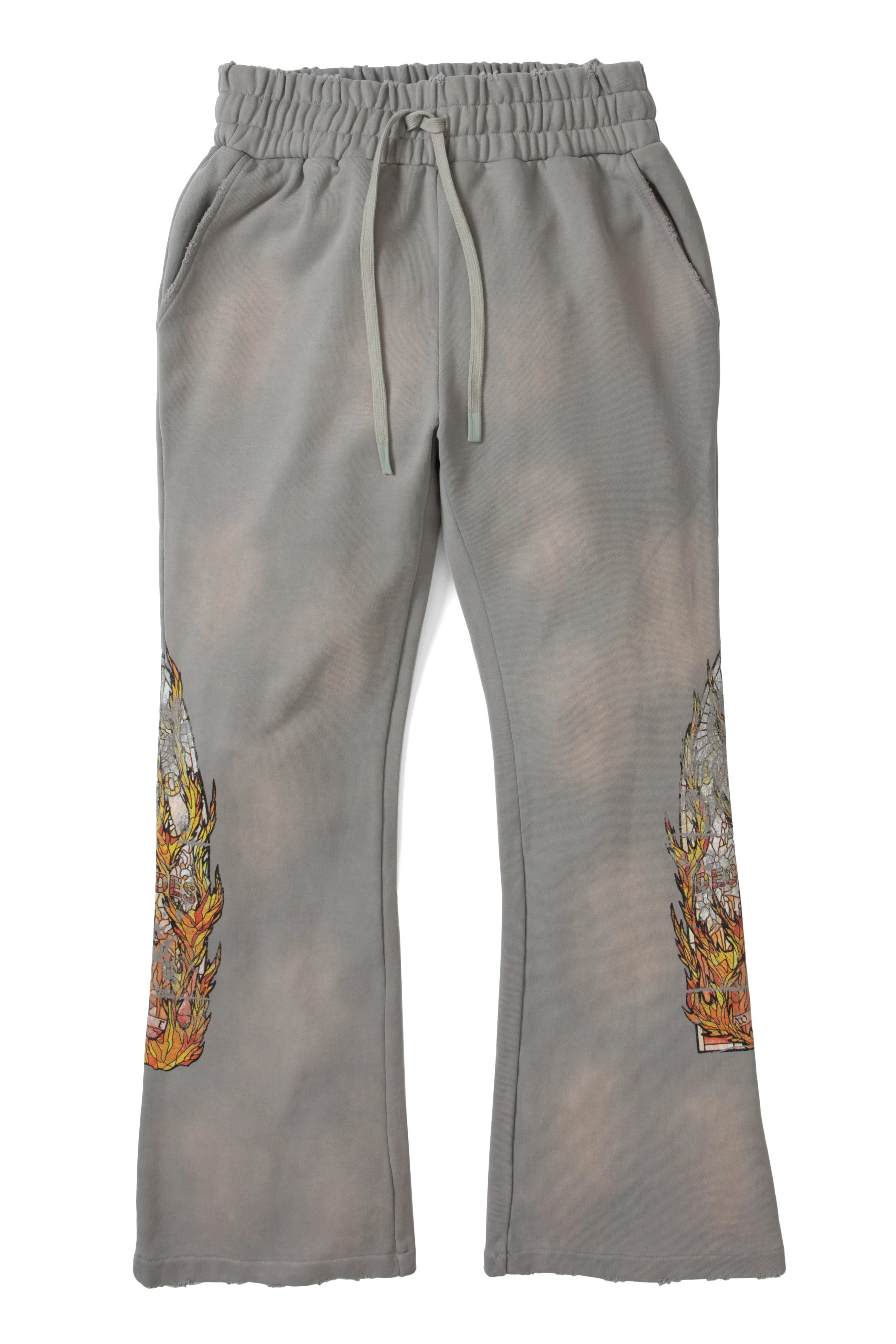 WDW "Faded Flame Glass" Vintage Grey Sweats