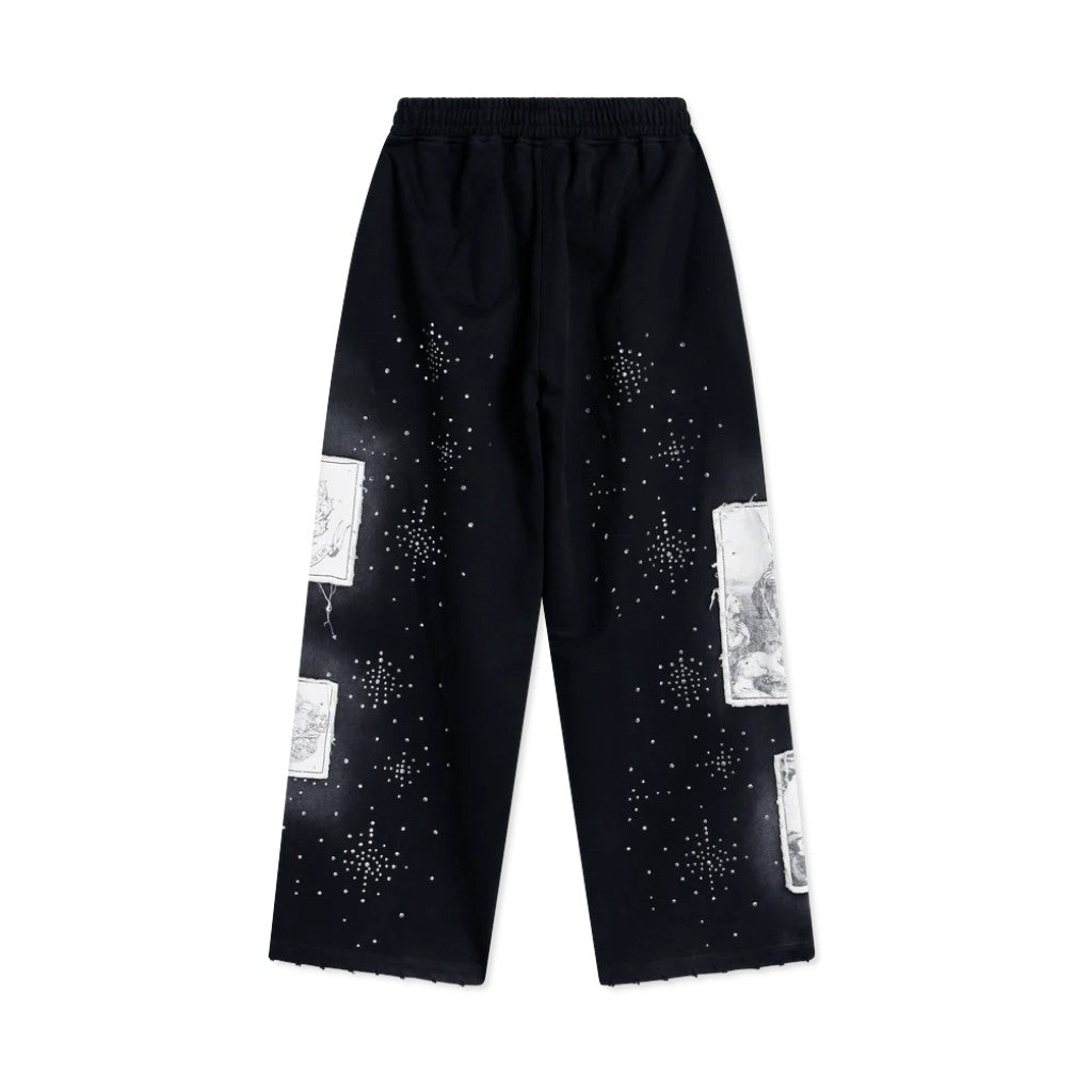 We Are Righteous 'Divine Canvas' Black Sweats