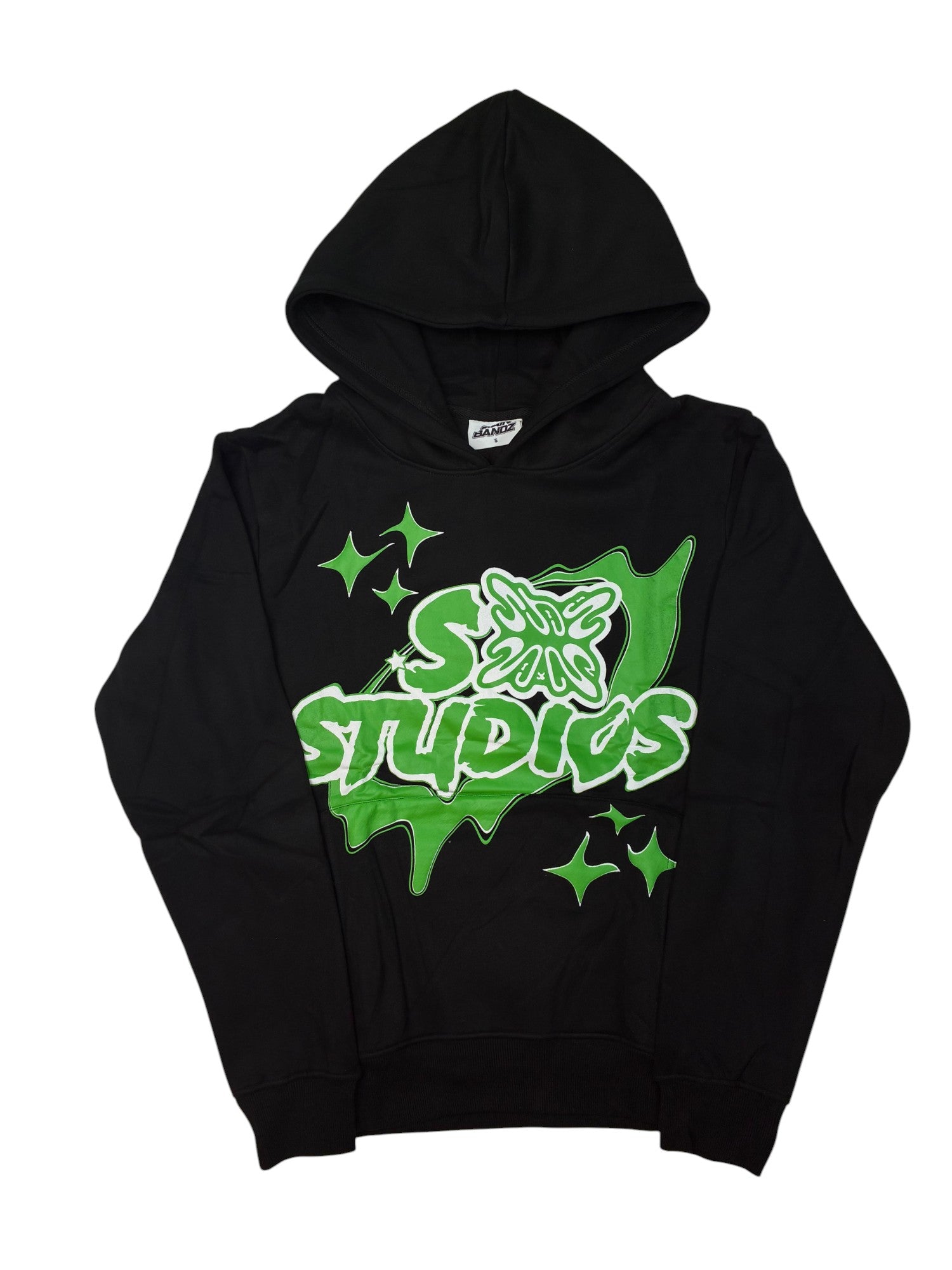 SB Studios Black & Green Logo Hoodie