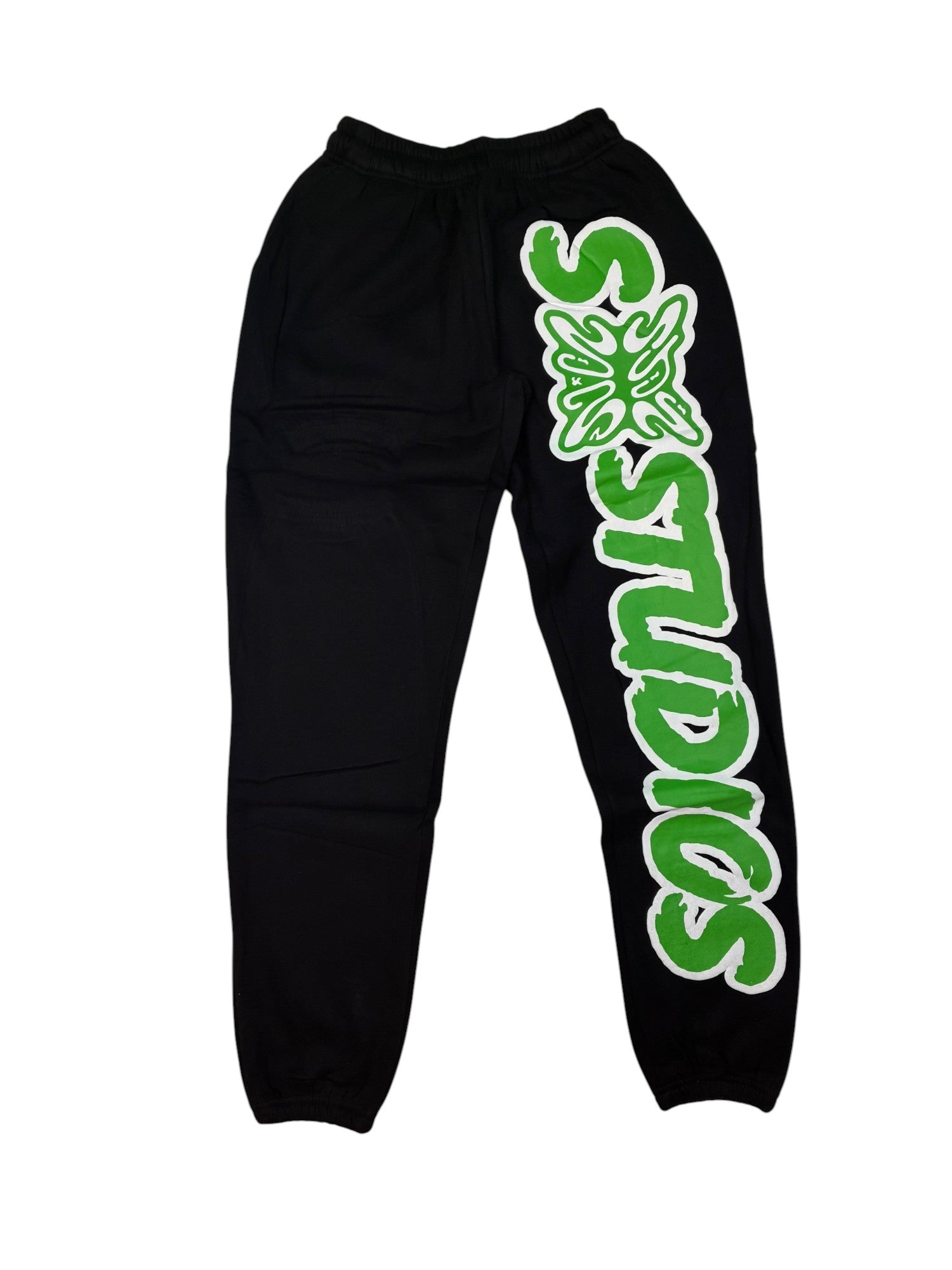 SB Studios Black & Green Logo Sweats