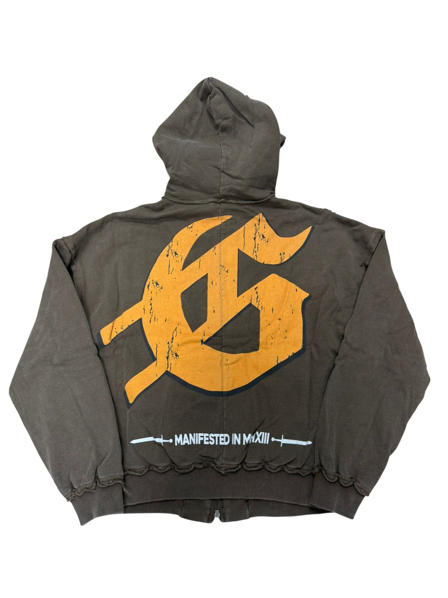 Godspeed 'Chrome Liberty' Brown Zip Up Hoodie