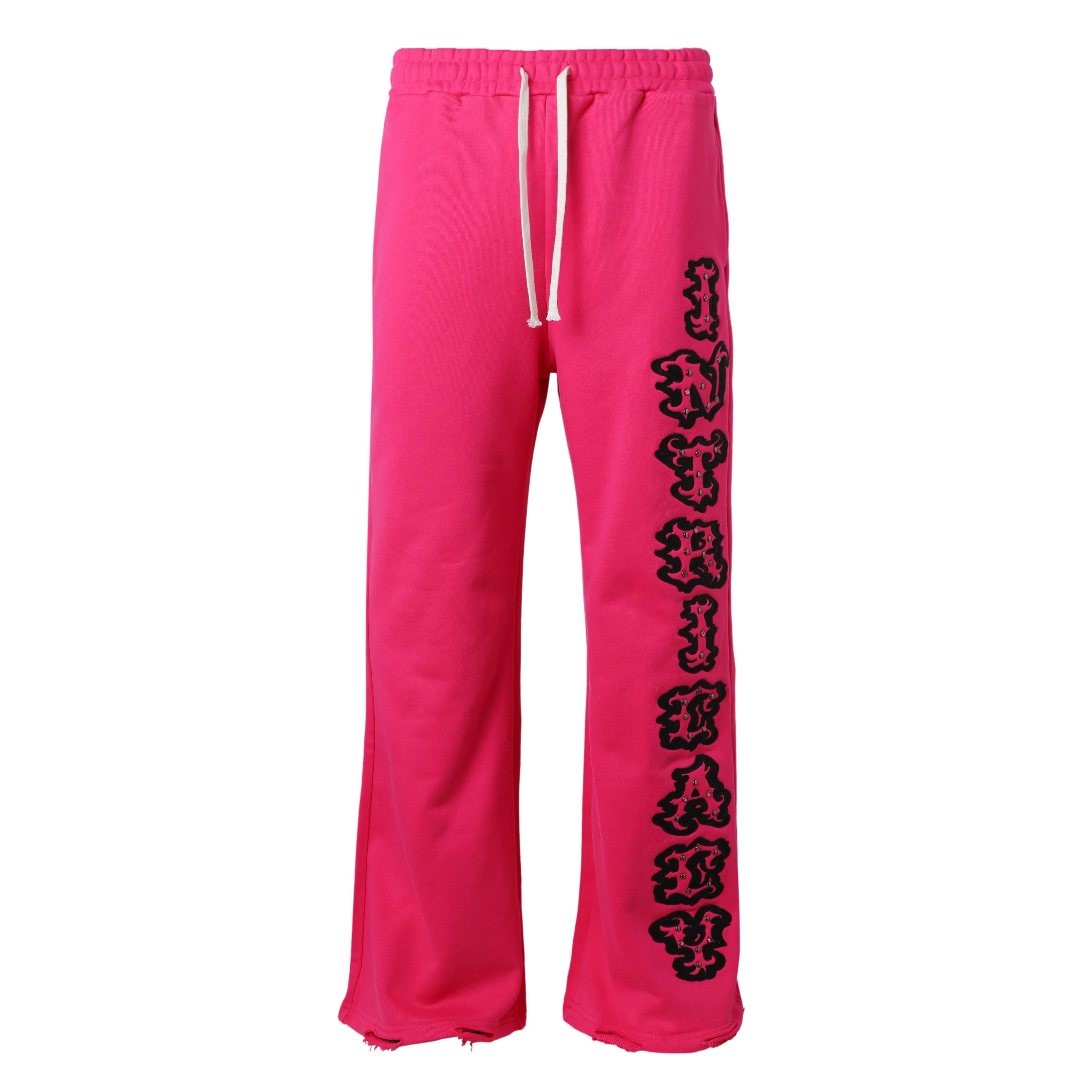 Lost Intricacy 'Patch' Hot Pink Sweats (Women's)