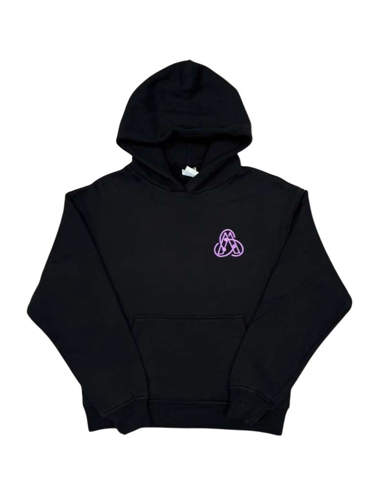 Chamber 13 Studio 'Logo' Black & Purple Hoodie