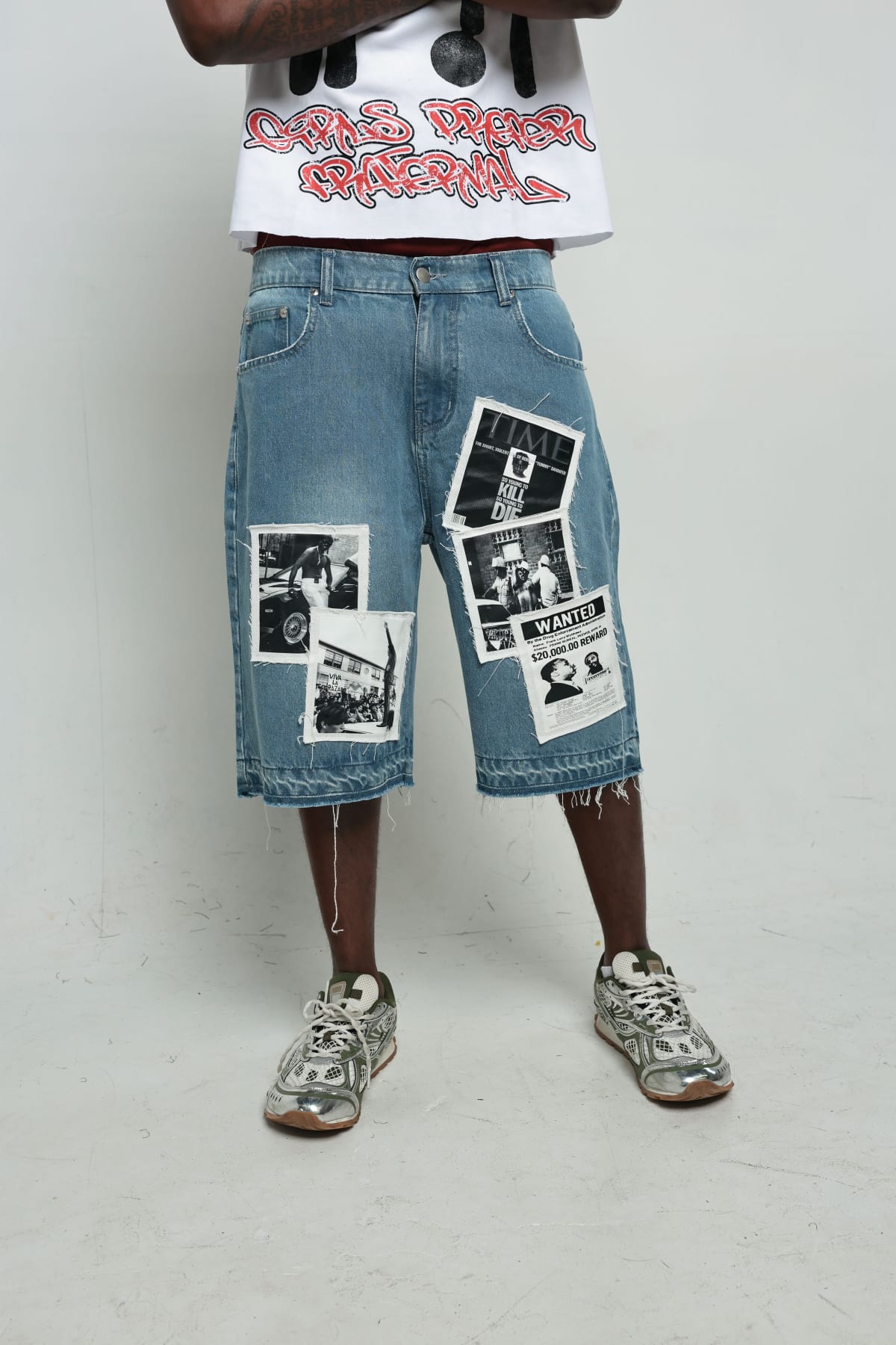 Fraternal Desires 'WATTBA' Blue Jeans Shorts