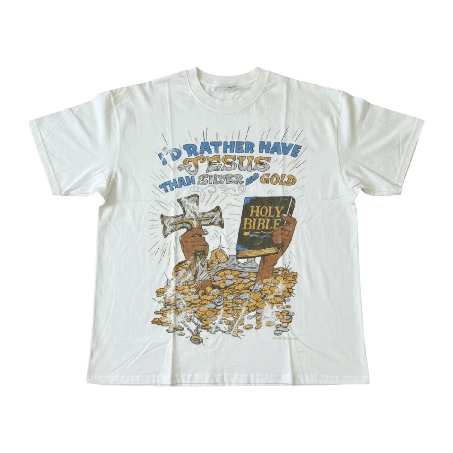 We Are Righteous 'Rather Have' White Tee