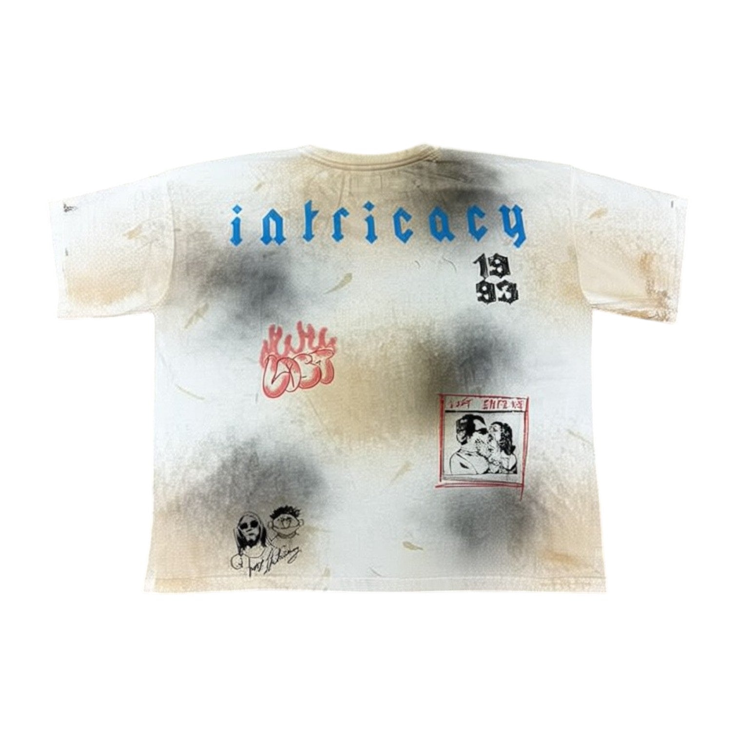 Lost Intricacy 'Lost Girl FR' White Tee