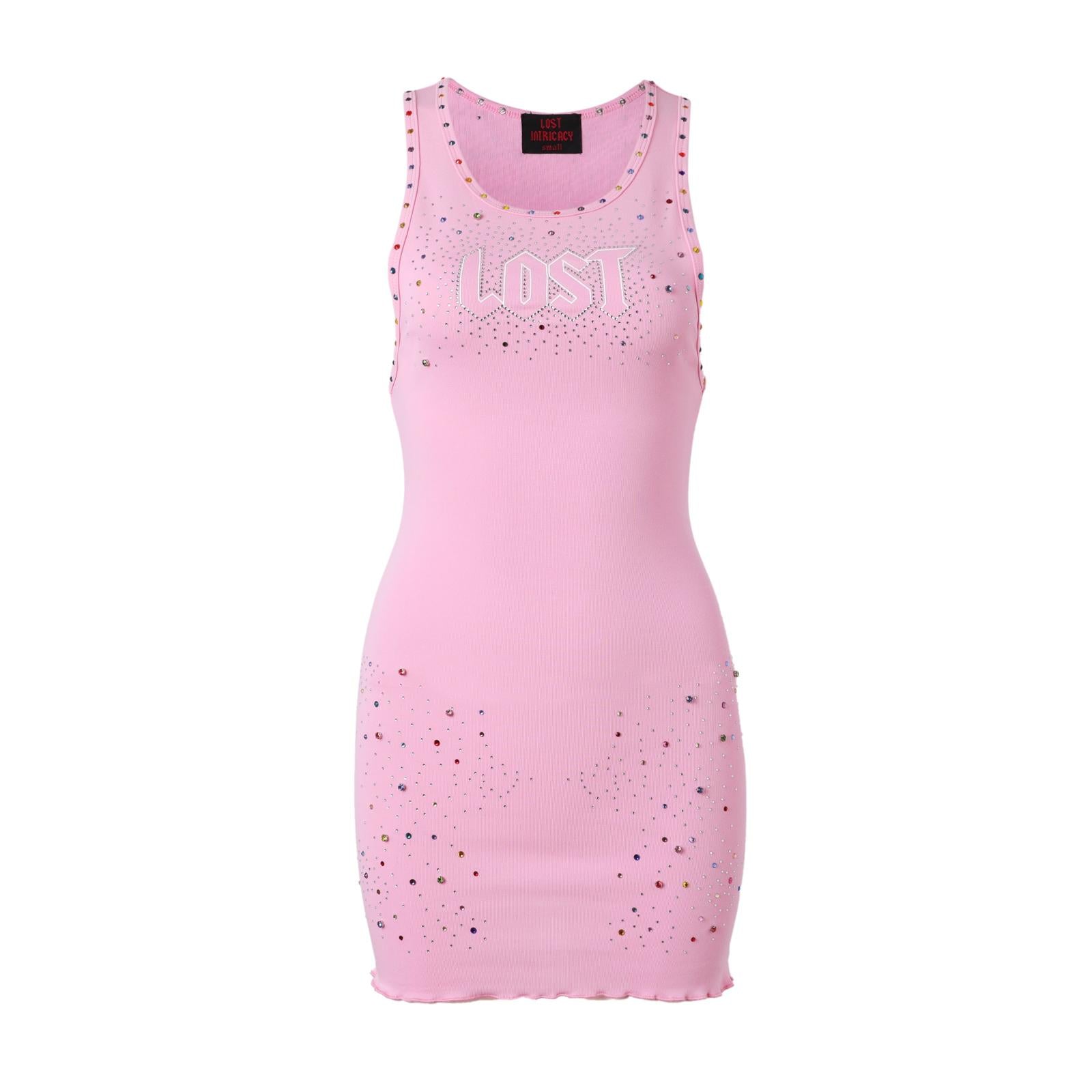 Lost intricacy 'Inverse' Pink Dress