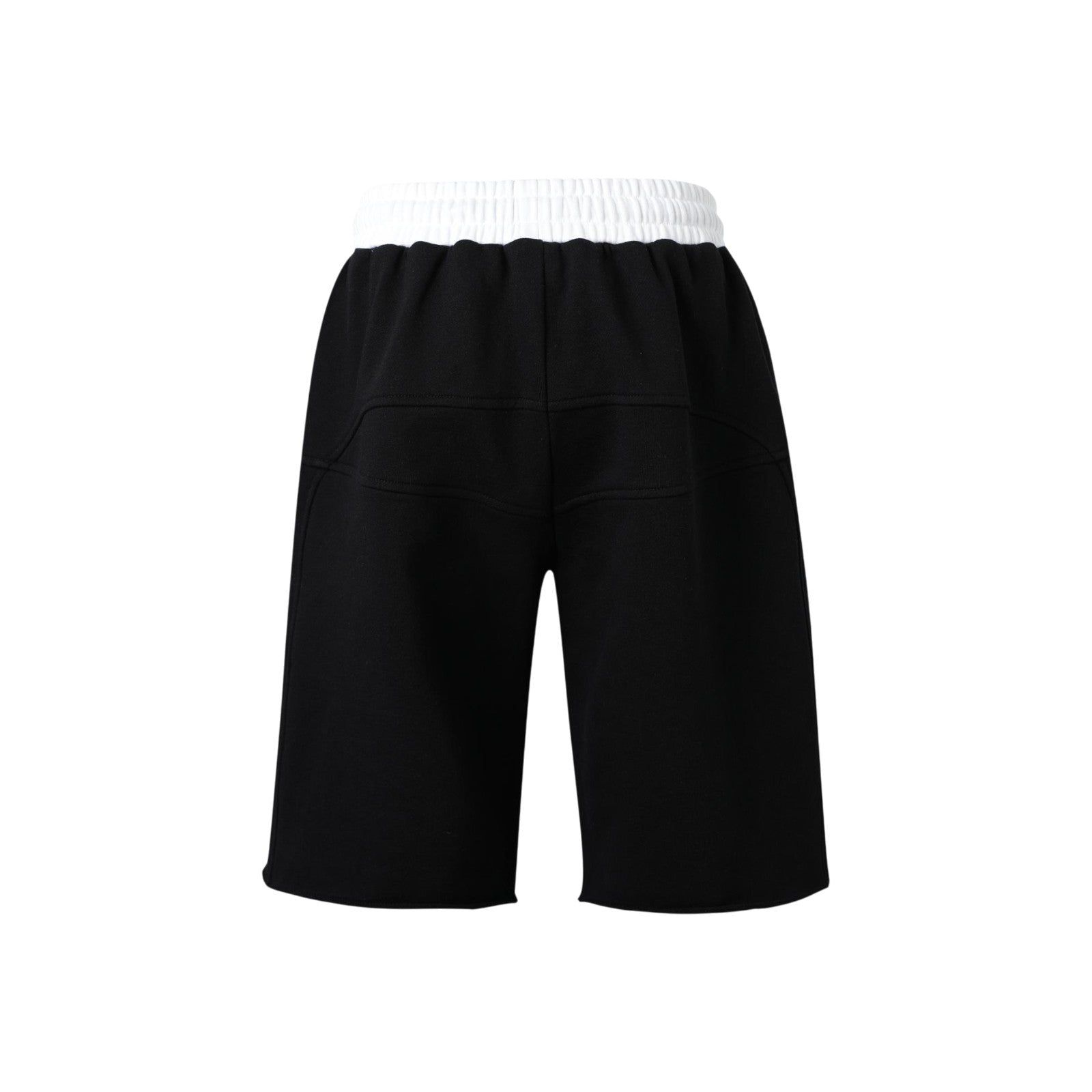 Lost Intricacy 'Motto' Black Cotton Shorts