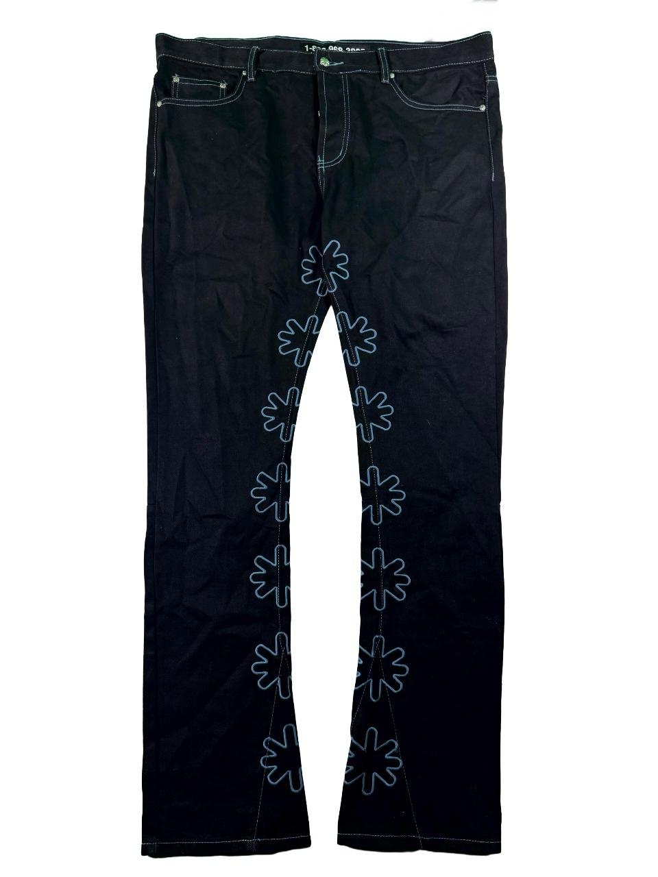 LostSHDWS Outline Black & Blue Jeans