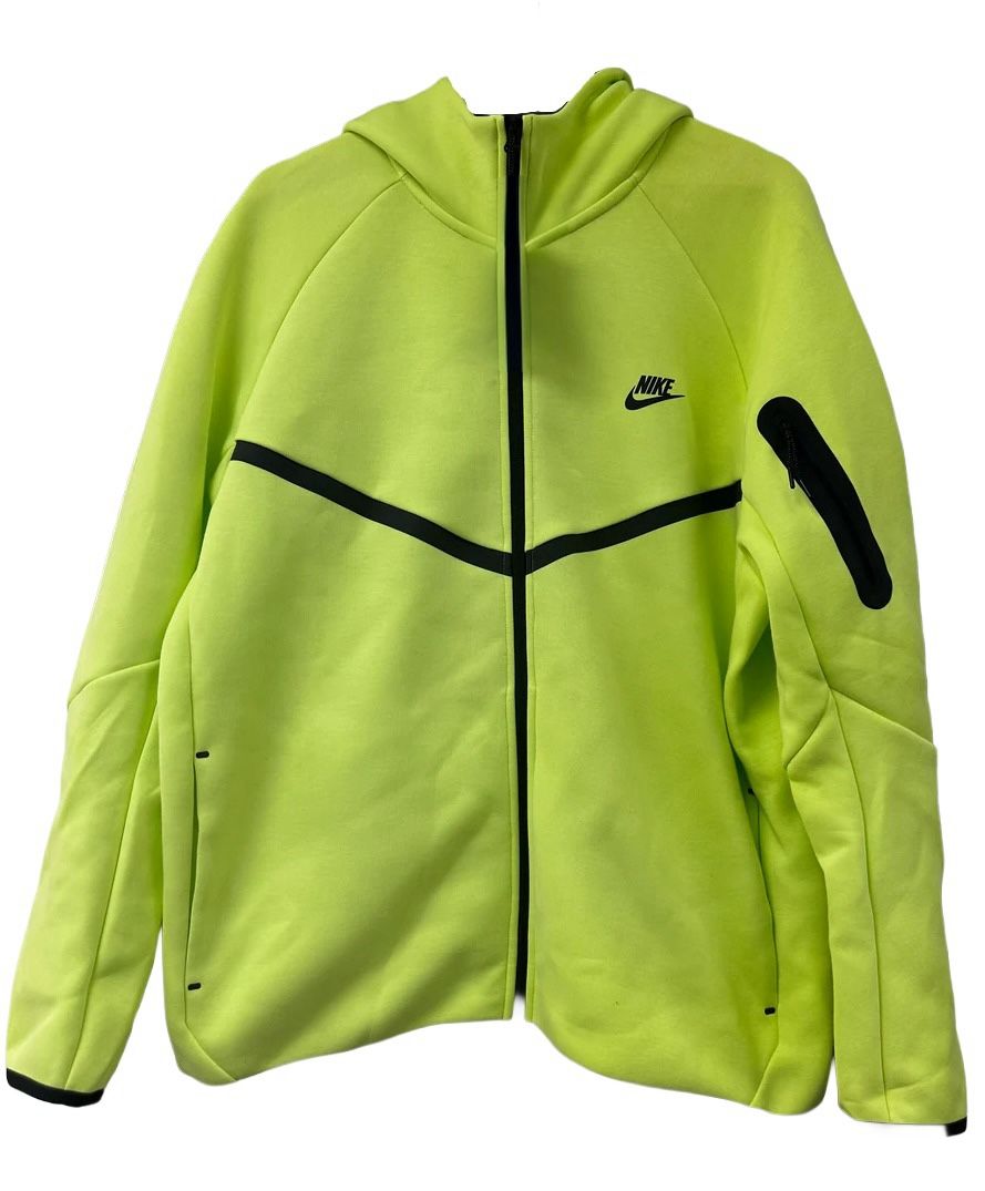 Nike Tech Zip Up Lime Hoodie