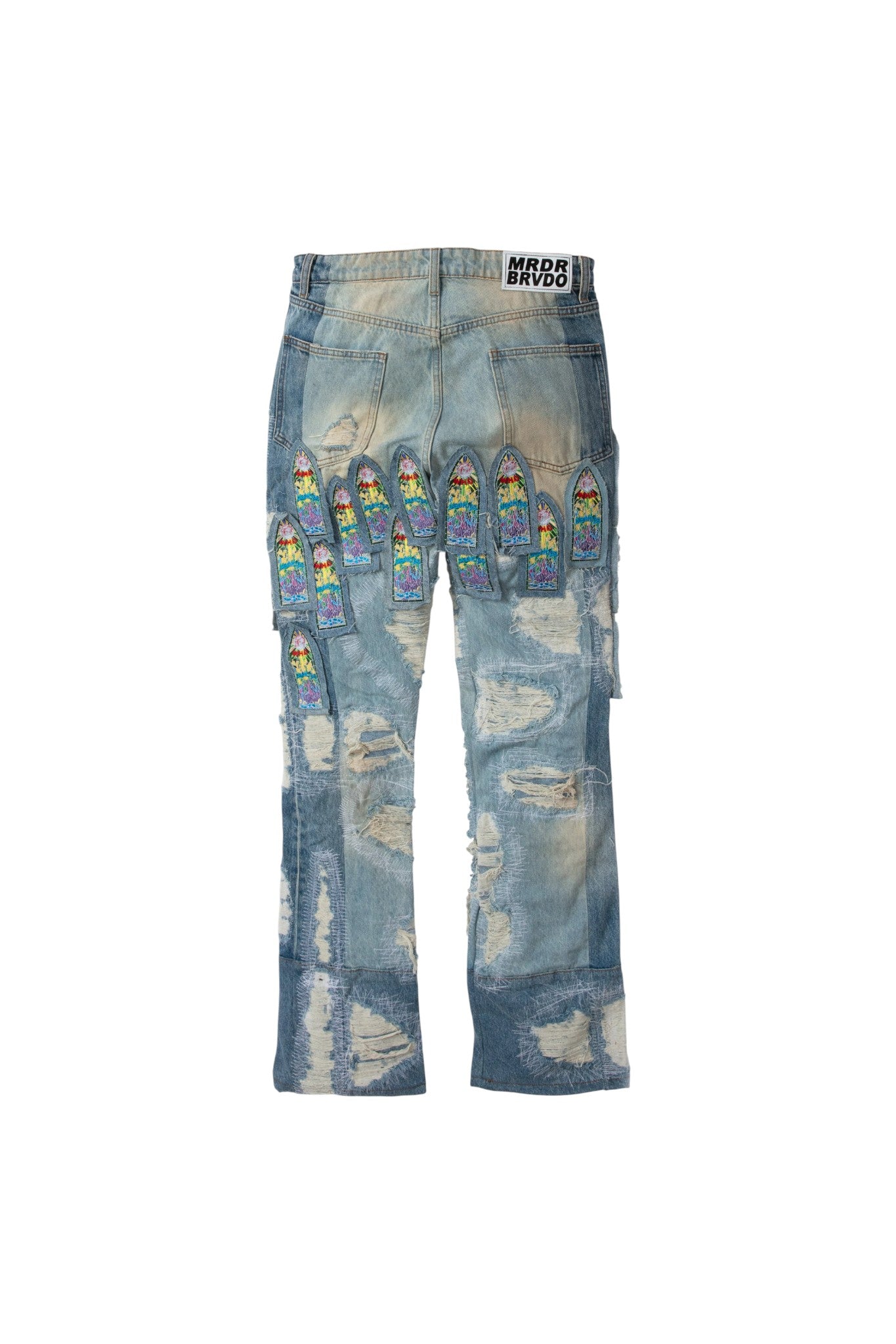 Who Decides War 'Coliseum' Light Wash Blue Jeans