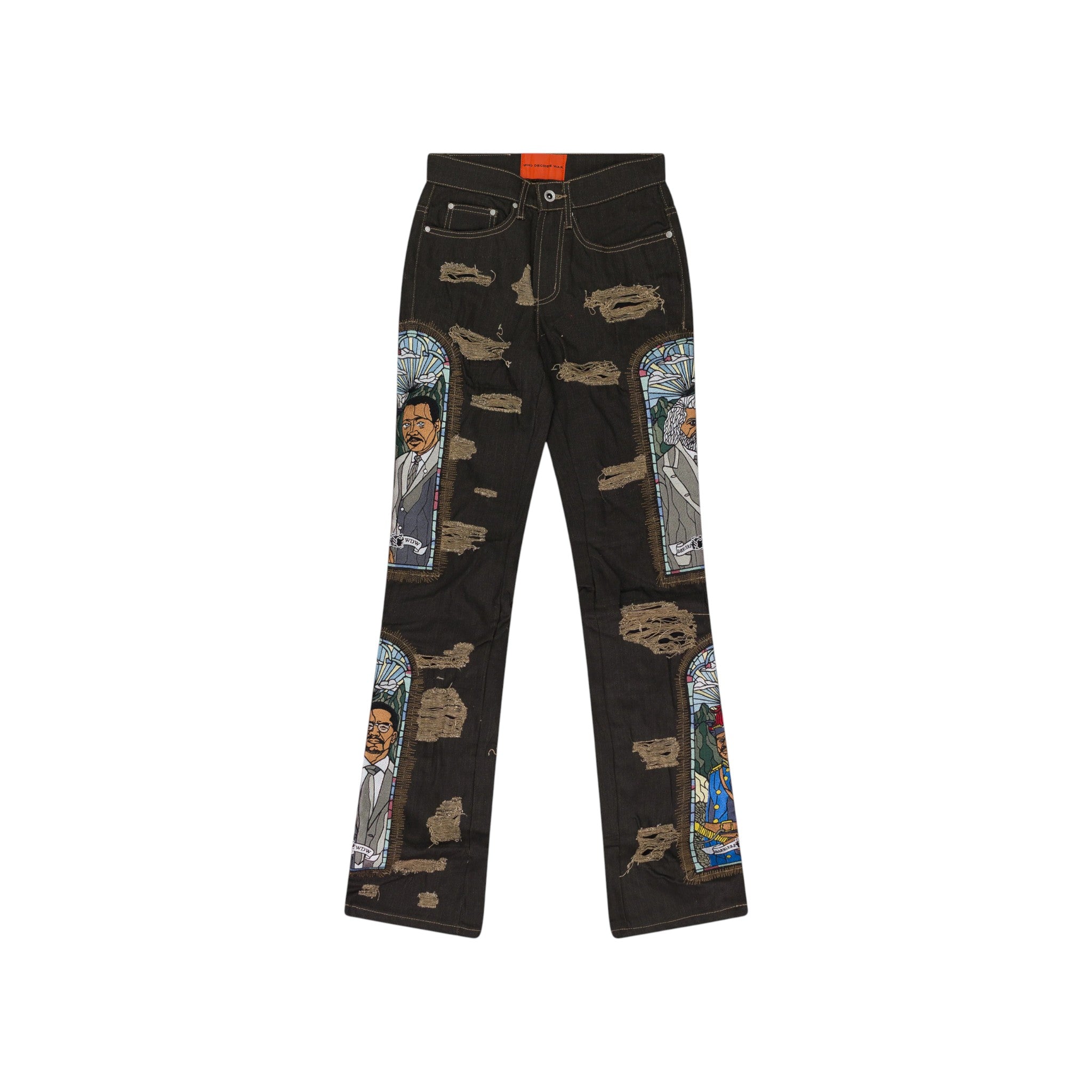 Who Decides War x Barriers Brown Jeans