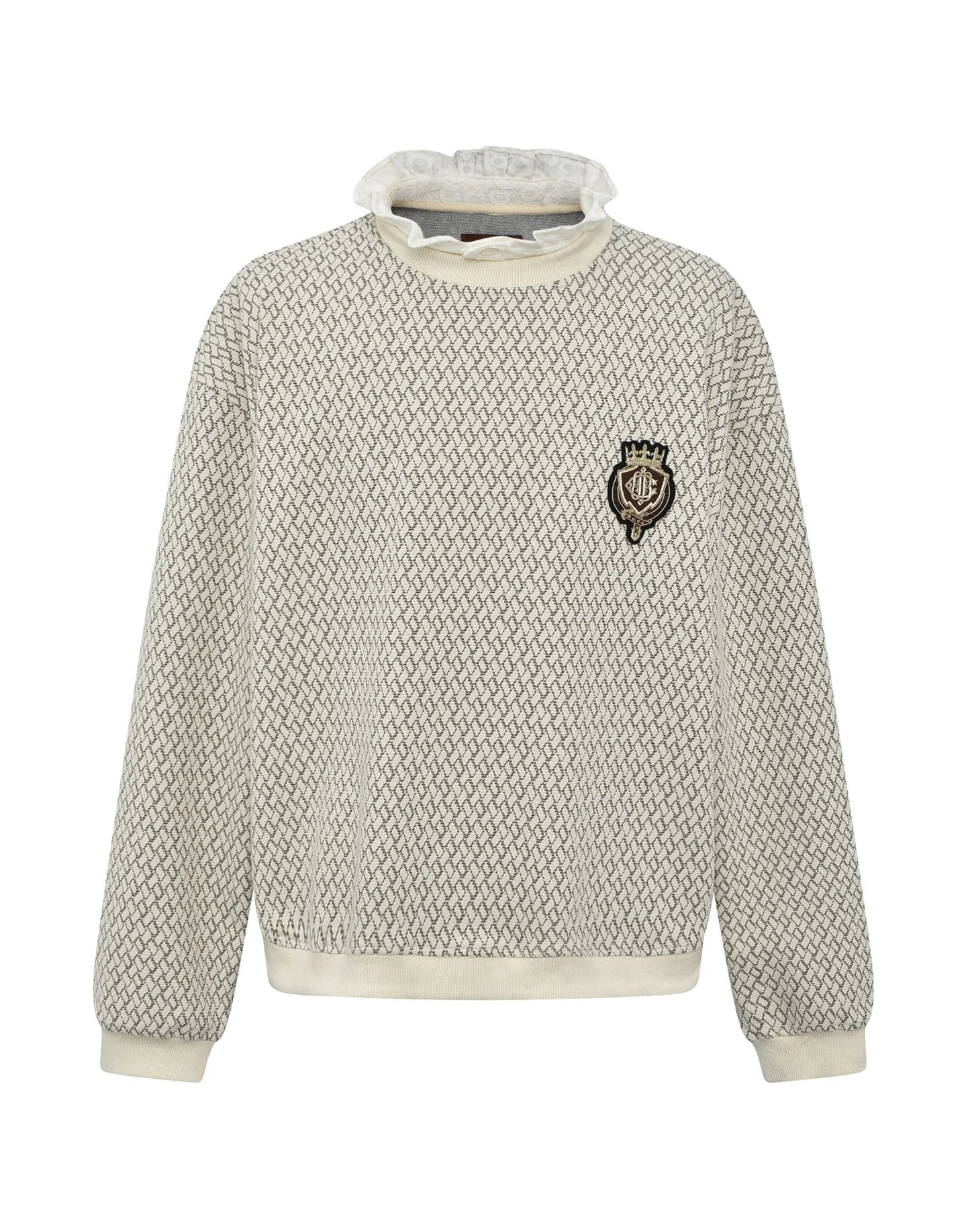 Birth of Royal Child Baroque Yellow Sweatshirt