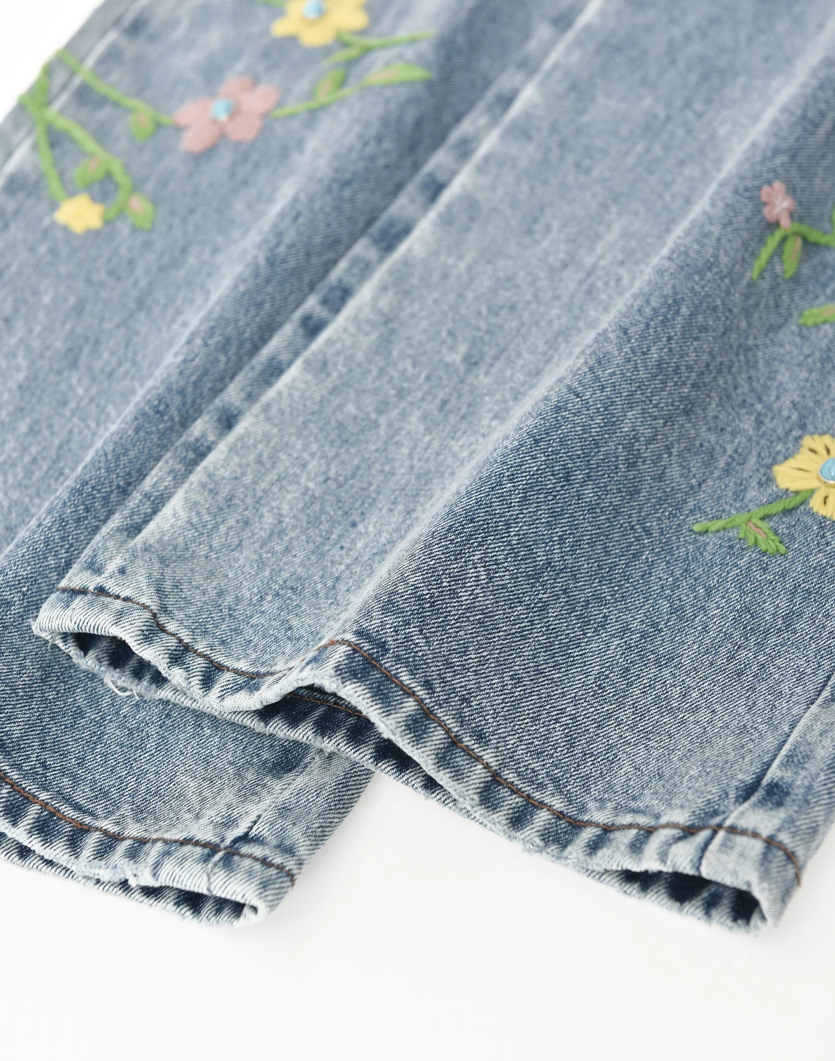 Birth of Royal Child "Majestic Floral" Blue Jeans