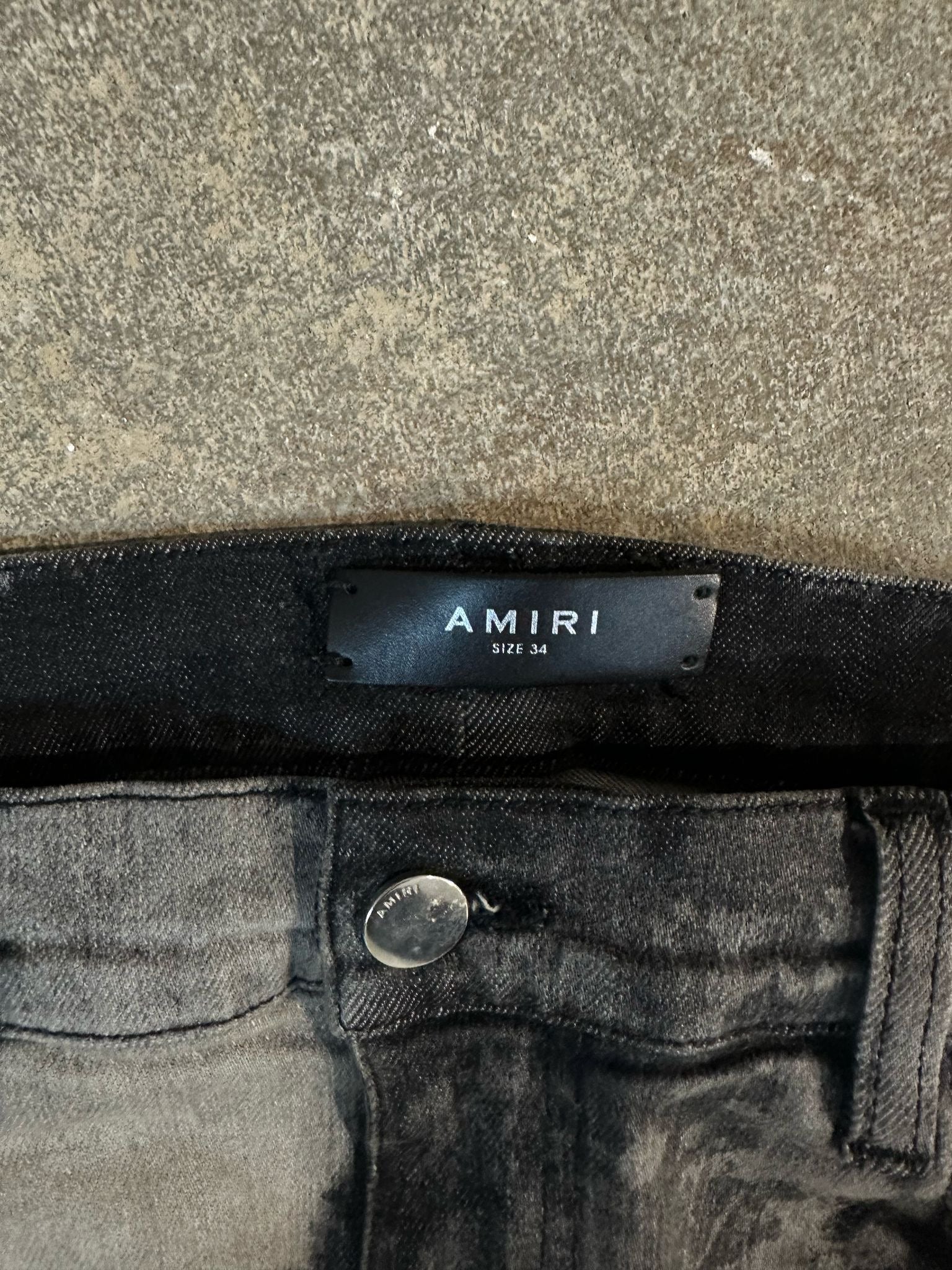 Amiri Thrasher Grey Bleach Used 34