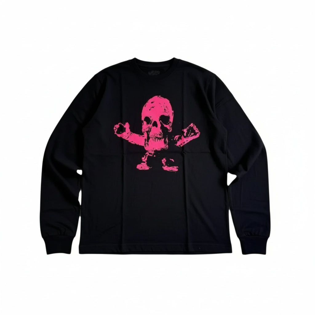 Chrome Hearts X FOTI Black & Pink LS Tee