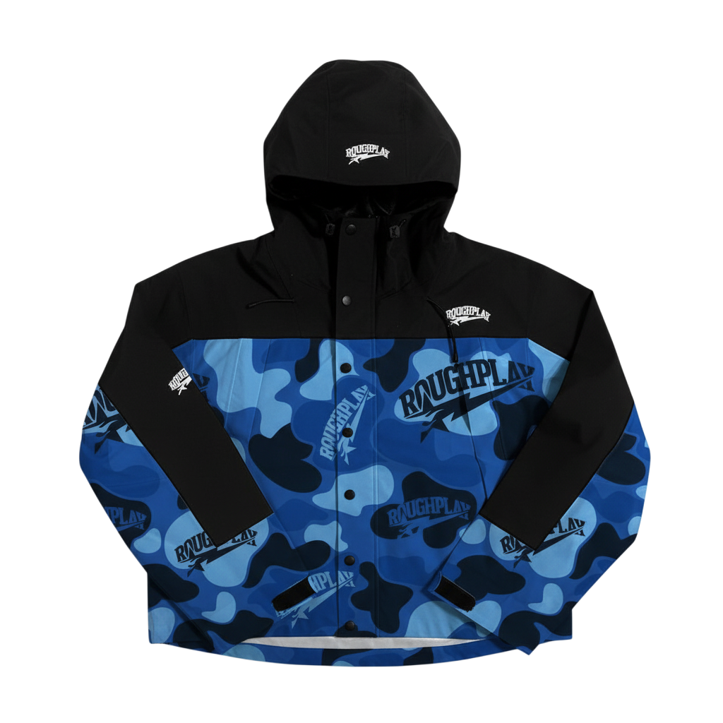 Rough Play Water Resistance Blue Camo Sweatsuit