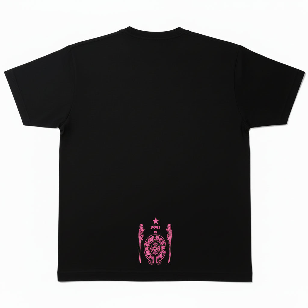Chrome Hearts X FOTI Black & Pink Tee