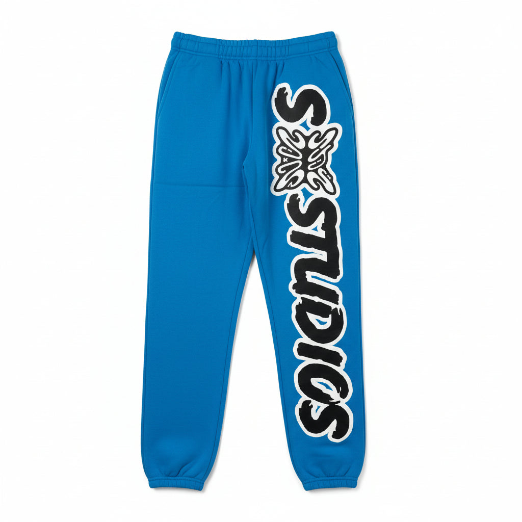 SB Studios Blue & Black Logo Sweats