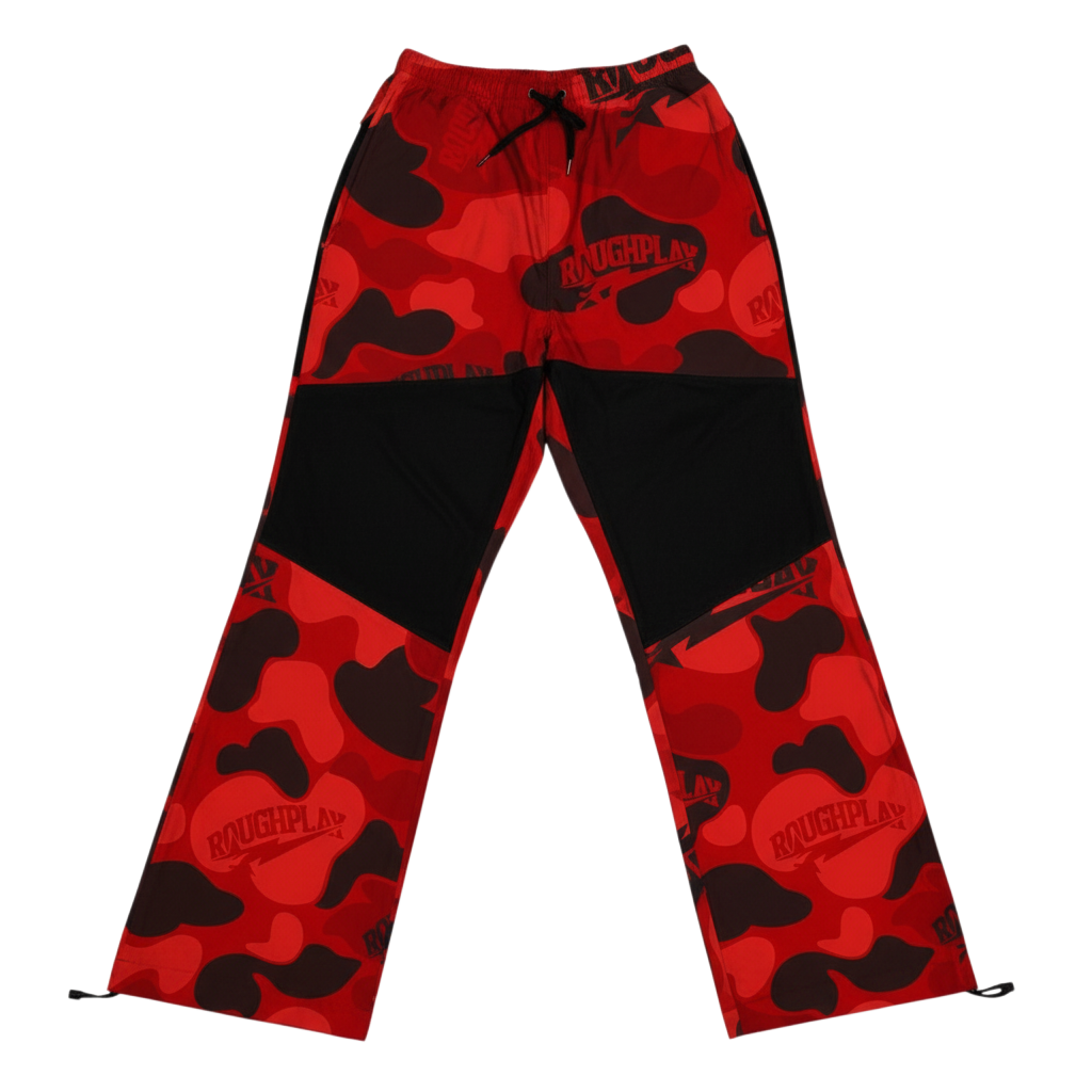 Rough Play Water Resistance Red Camo Sweatsuit