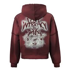 Lost Intricacy Hoodie Burgundy