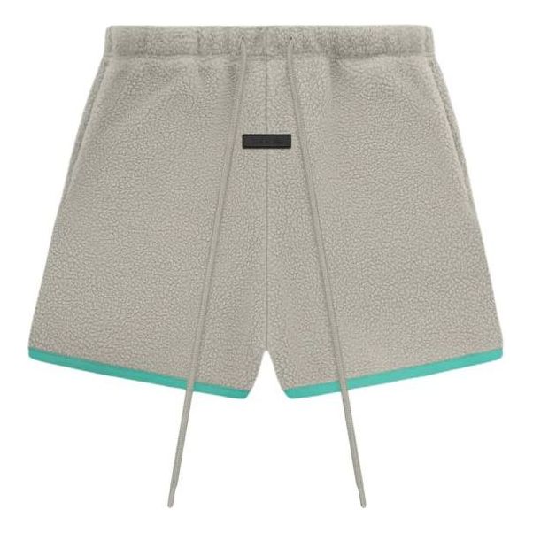 Essentials Taupe & Mint Sweat Shorts