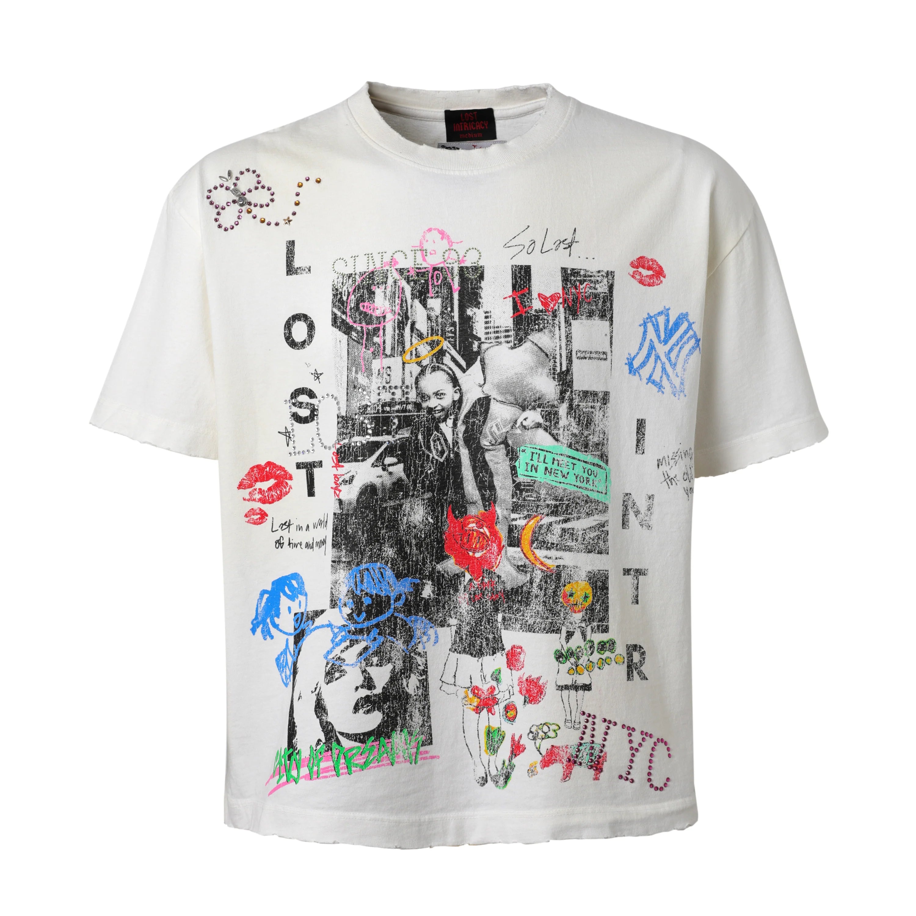 Lost Intricacy 'Noahs Ark' White Tee