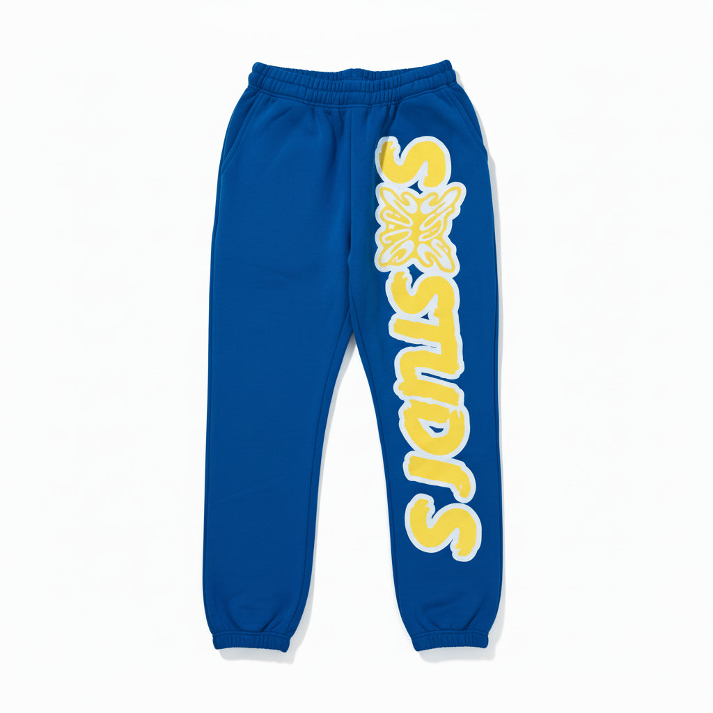 SB Studios Blue & Yellow Logo Sweats