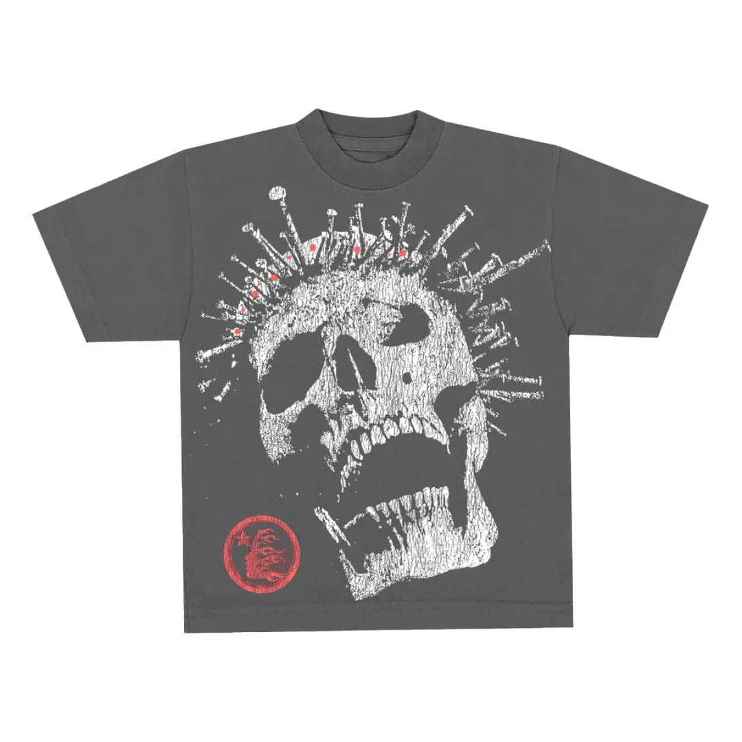 Hellstar "Crowned Skull" Grey Tee