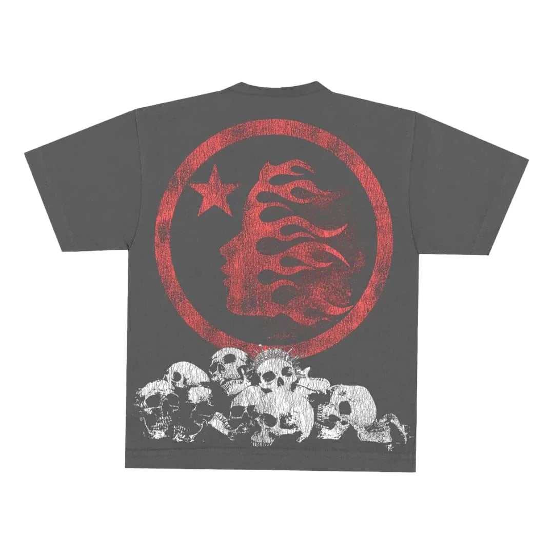 Hellstar "Crowned Skull" Grey Tee