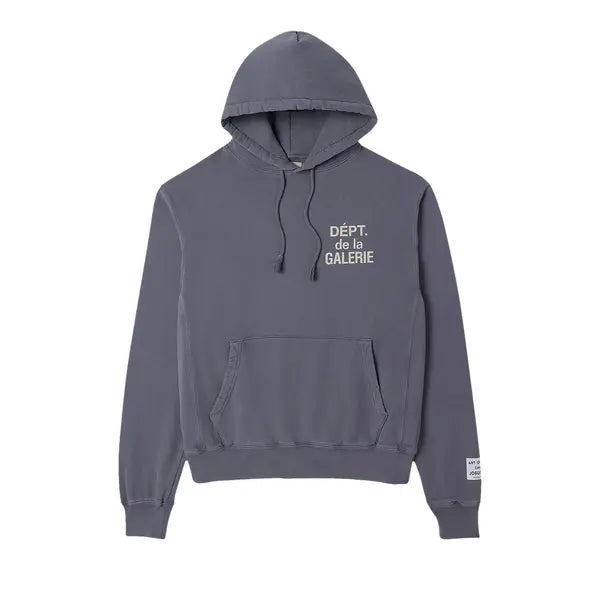Gallery Dept Vintage French Logo Hoodie Powder Blue