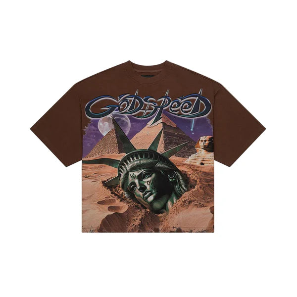 Godspeed Mother Cairo Tee Mocha