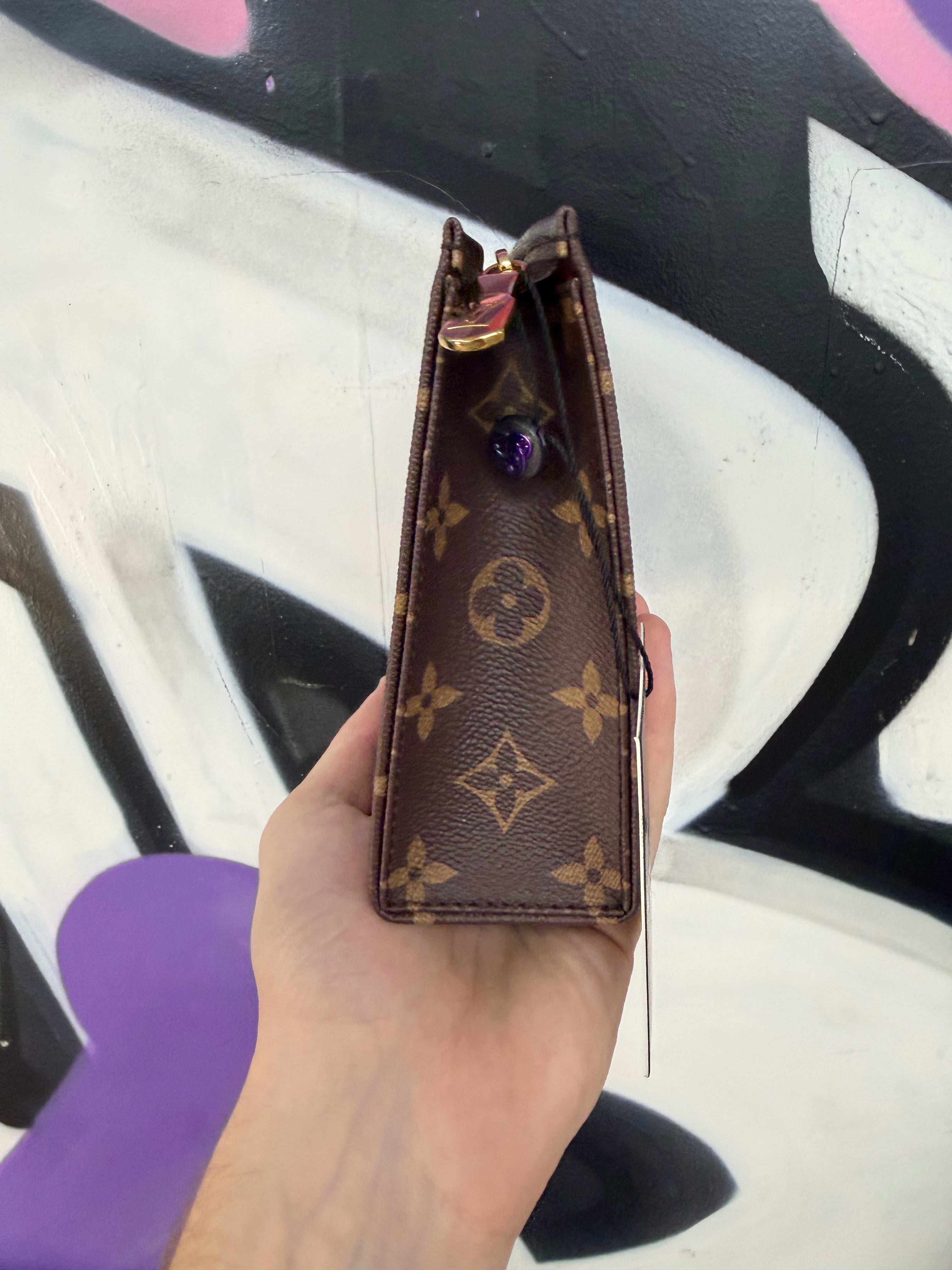 Louis Vuitton x TM Brown Monogram Toiletry Pouch Bag