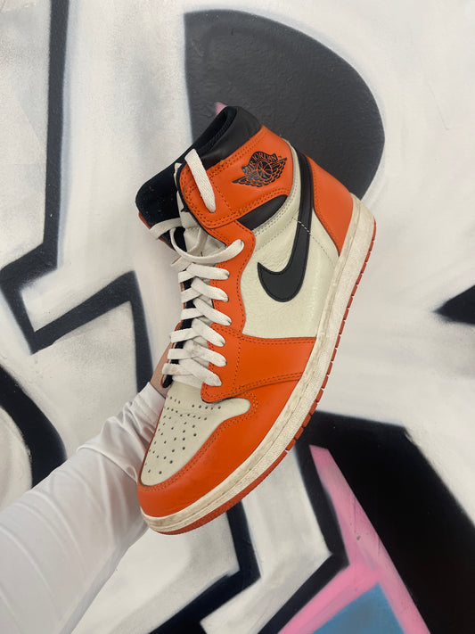 Jordan 1 Reverse Shattterd Backboard (NO INSOLE) Used No Box