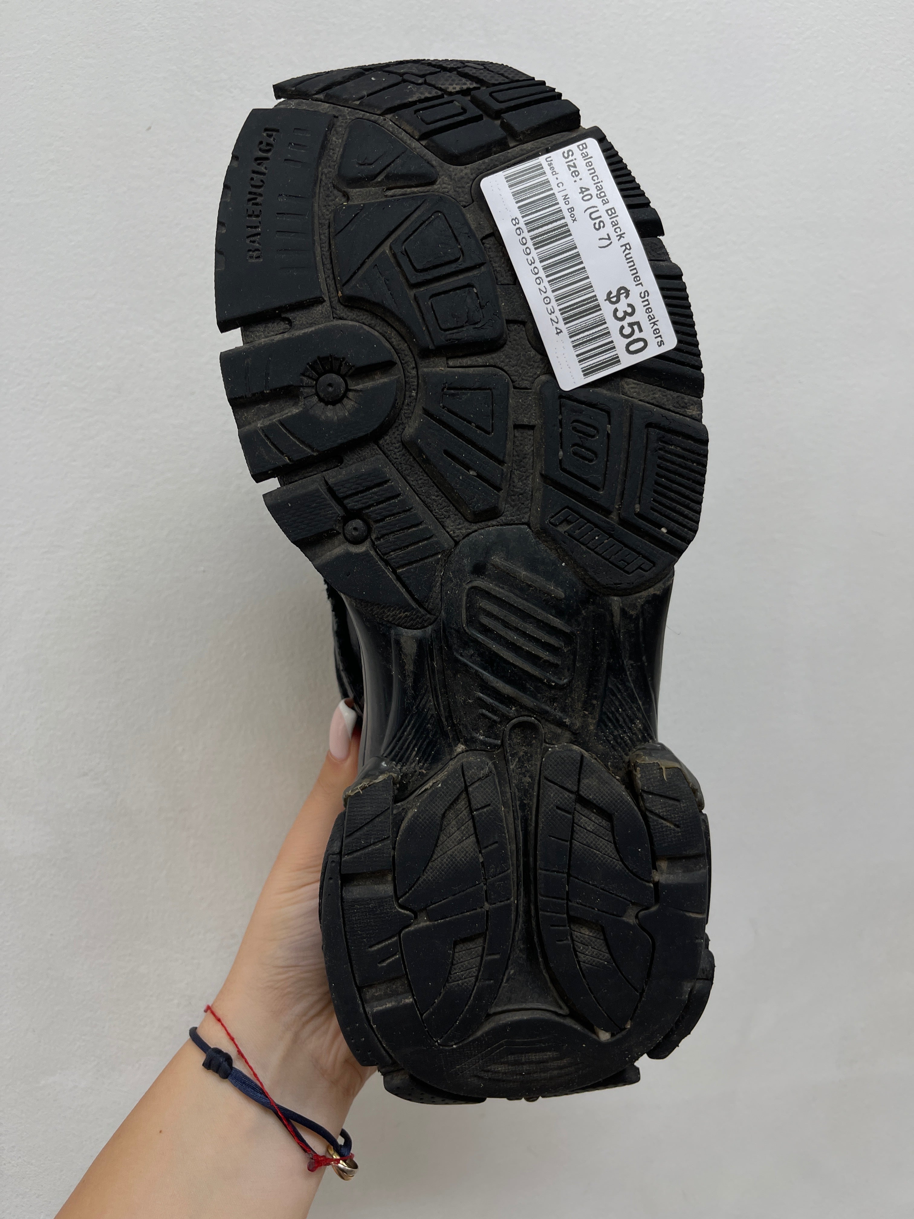 Balenciaga Black Runner Sneakers