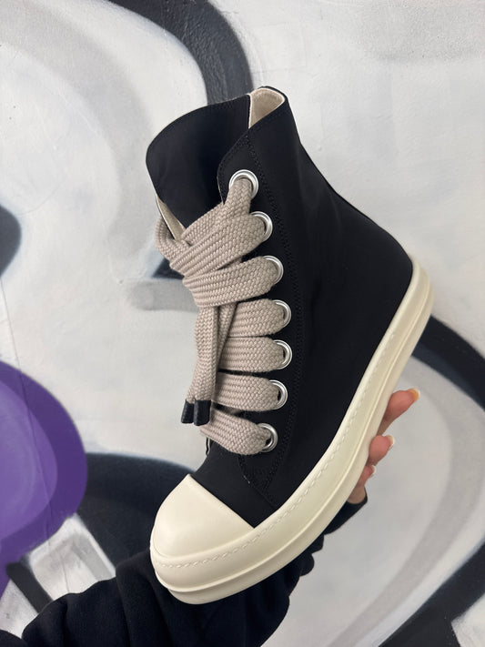 Rick Owens Concordian DRKSHDW Jumbo Lace Nylon High Black/Milk