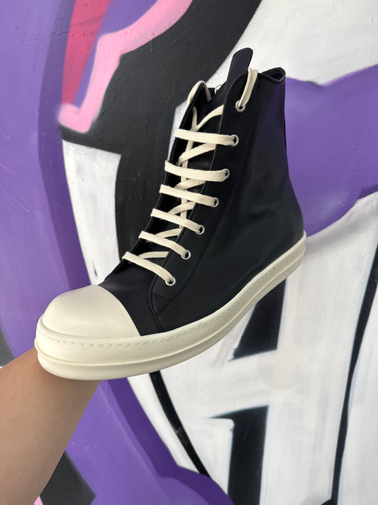 Rick Owens Ramone High Black  New With Box
